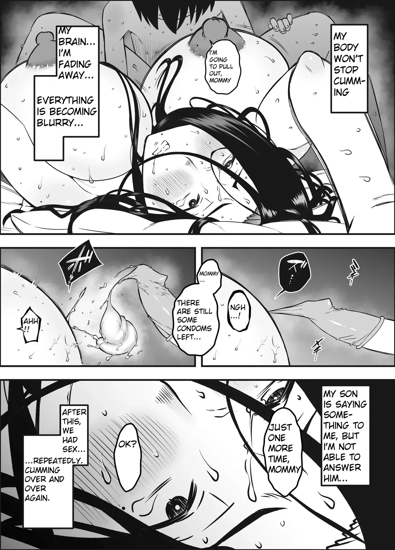 Thanks to my son, I've come to love sex. page 41