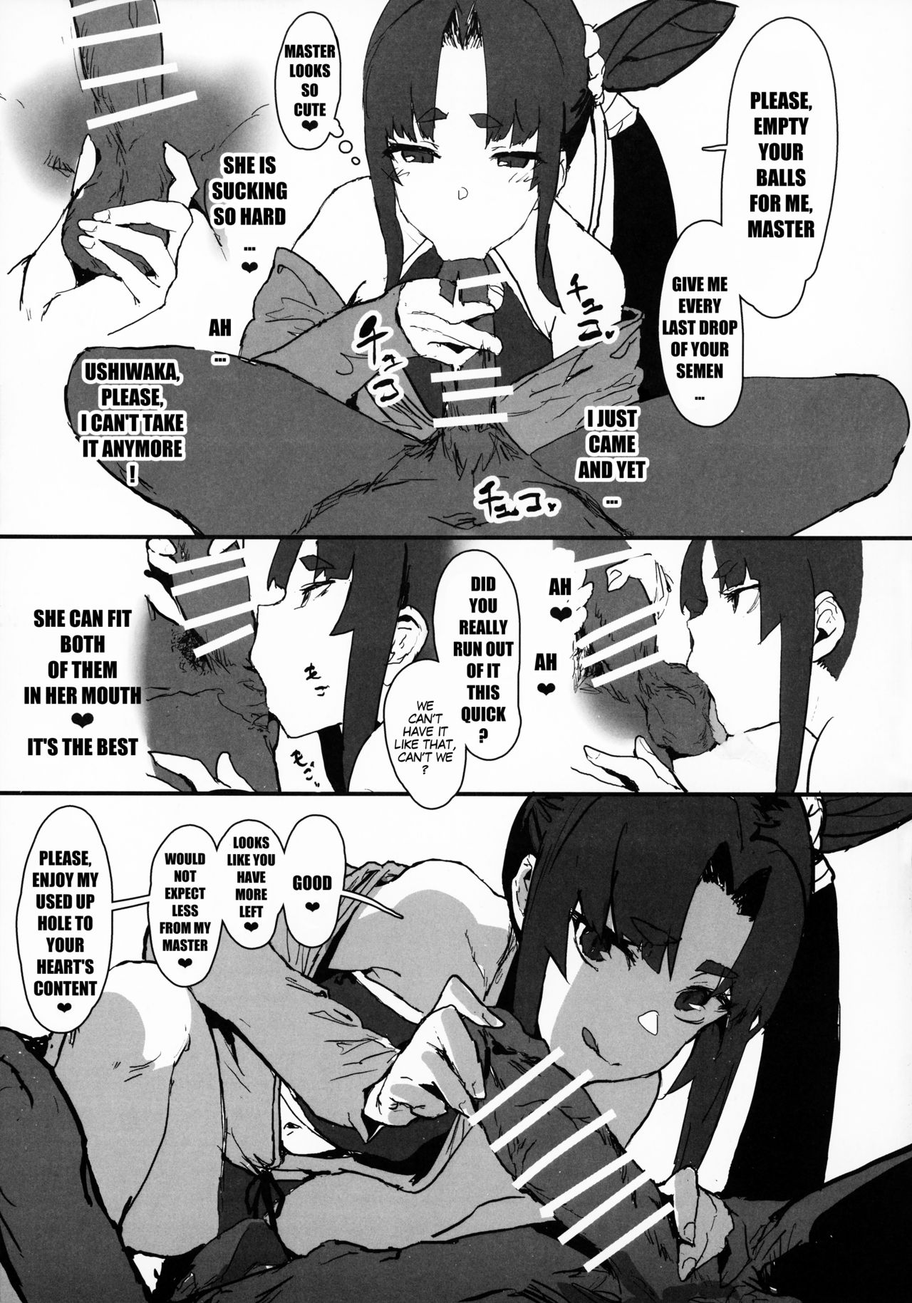 That Book Where Master Forces His Beloved Ushiwakamaru to Star in a Netorase Adult Video page 14