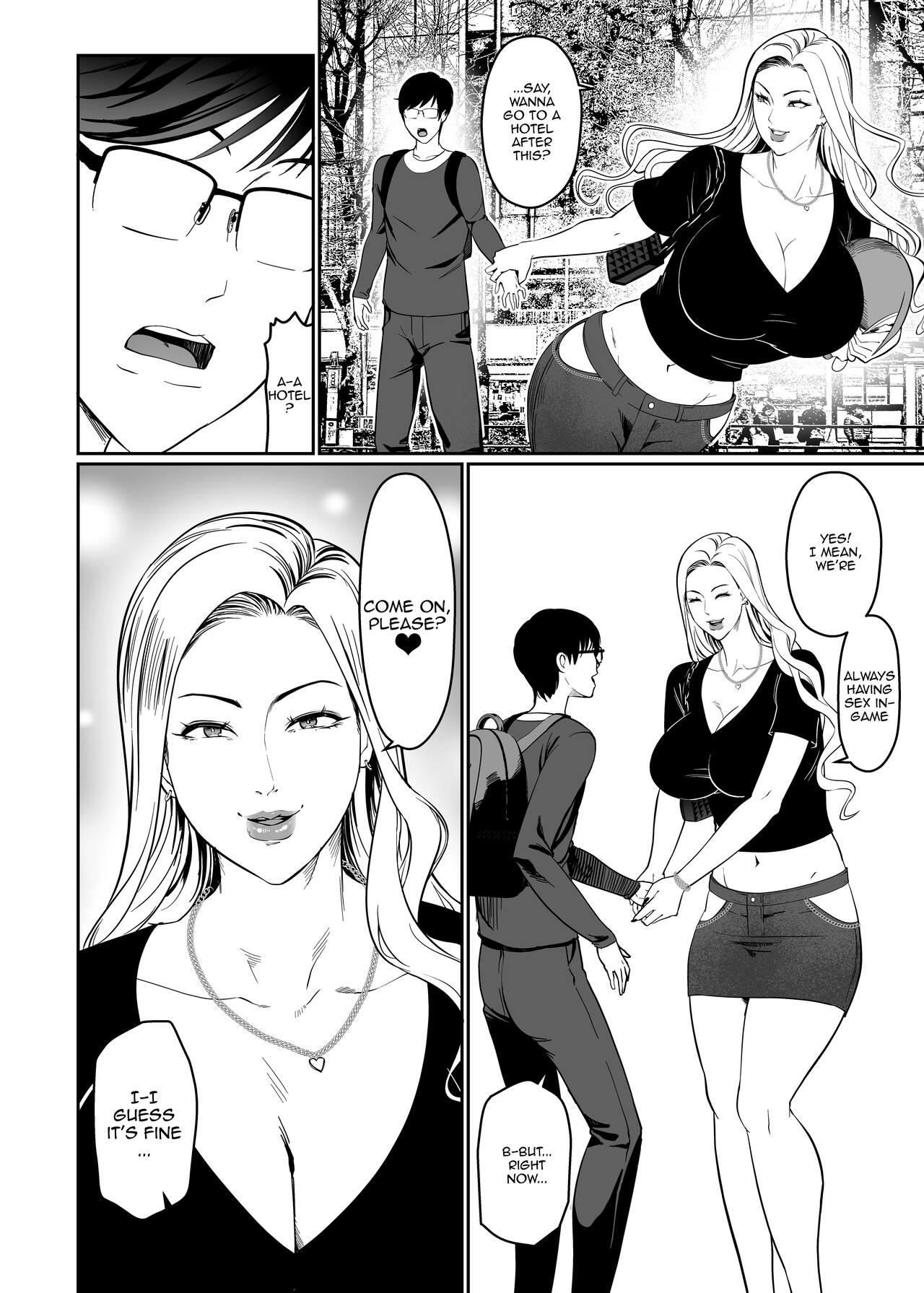 That Girl Who Was So Pure In-game Turned Out To Be a Tall Gyaru!? page 13