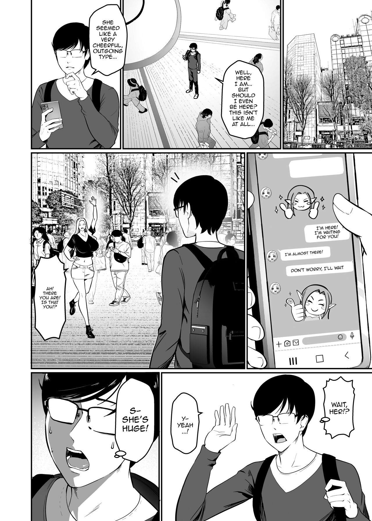 That Girl Who Was So Pure In-game Turned Out To Be a Tall Gyaru!? page 9