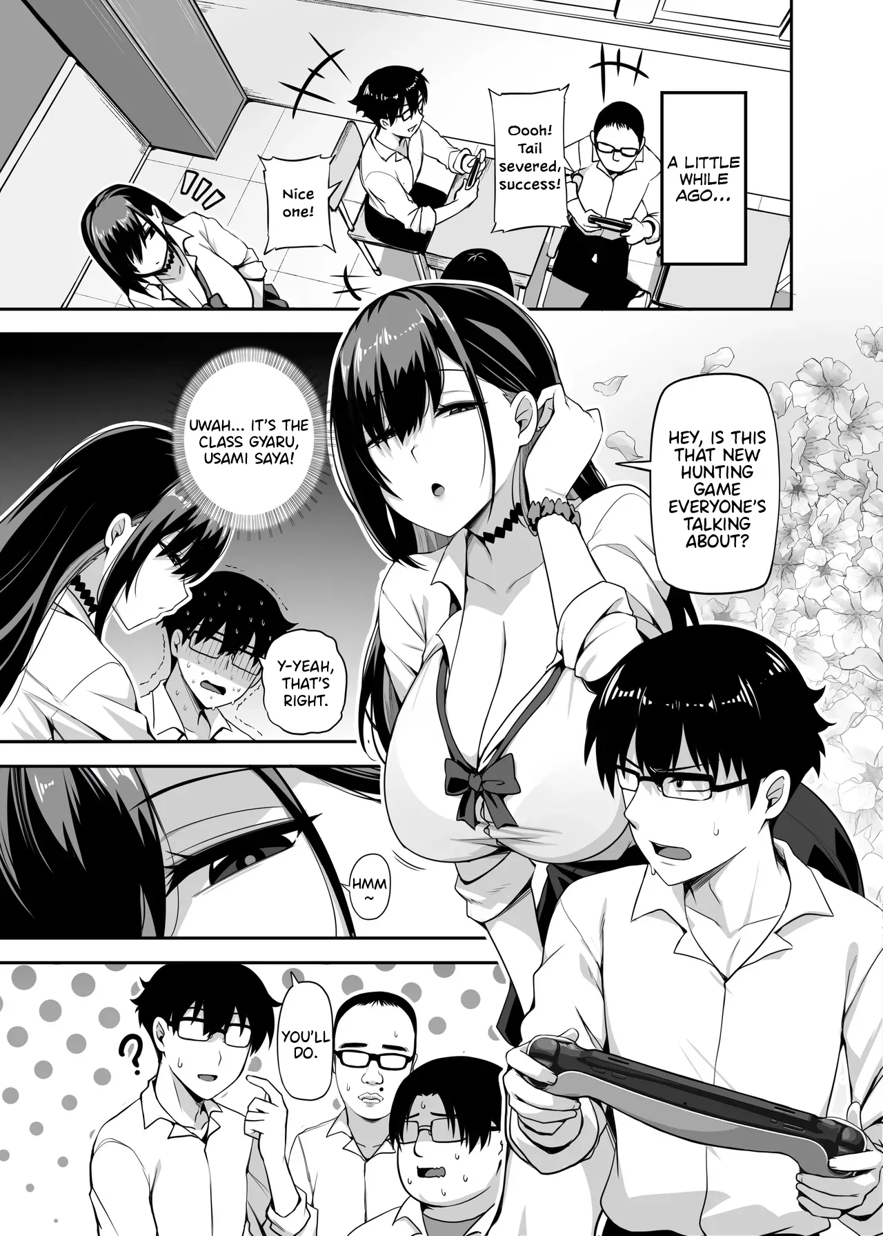 That time Gal from my class came over and we tried out A Hunting Game together. page 4