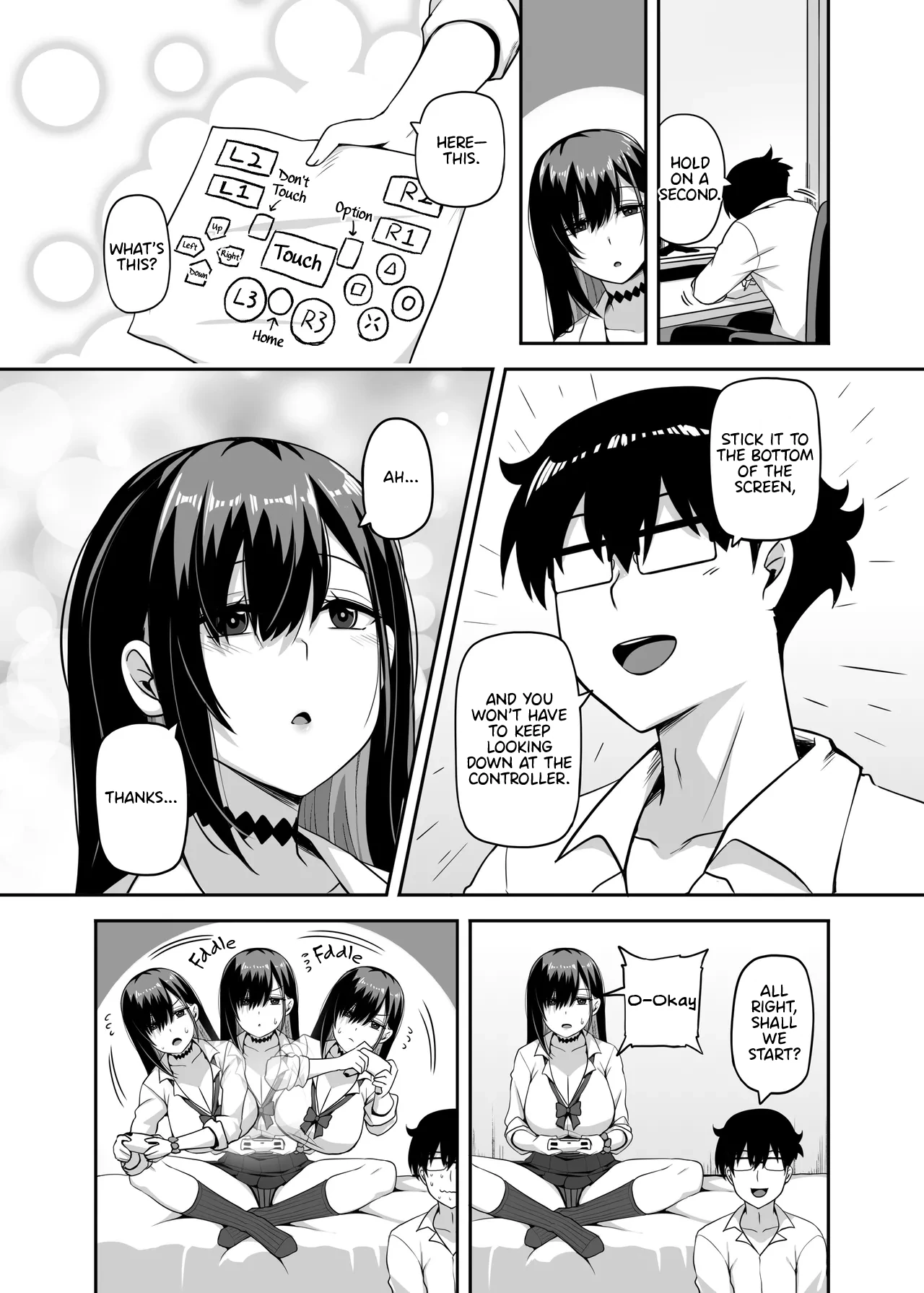 That time Gal from my class came over and we tried out A Hunting Game together. page 6