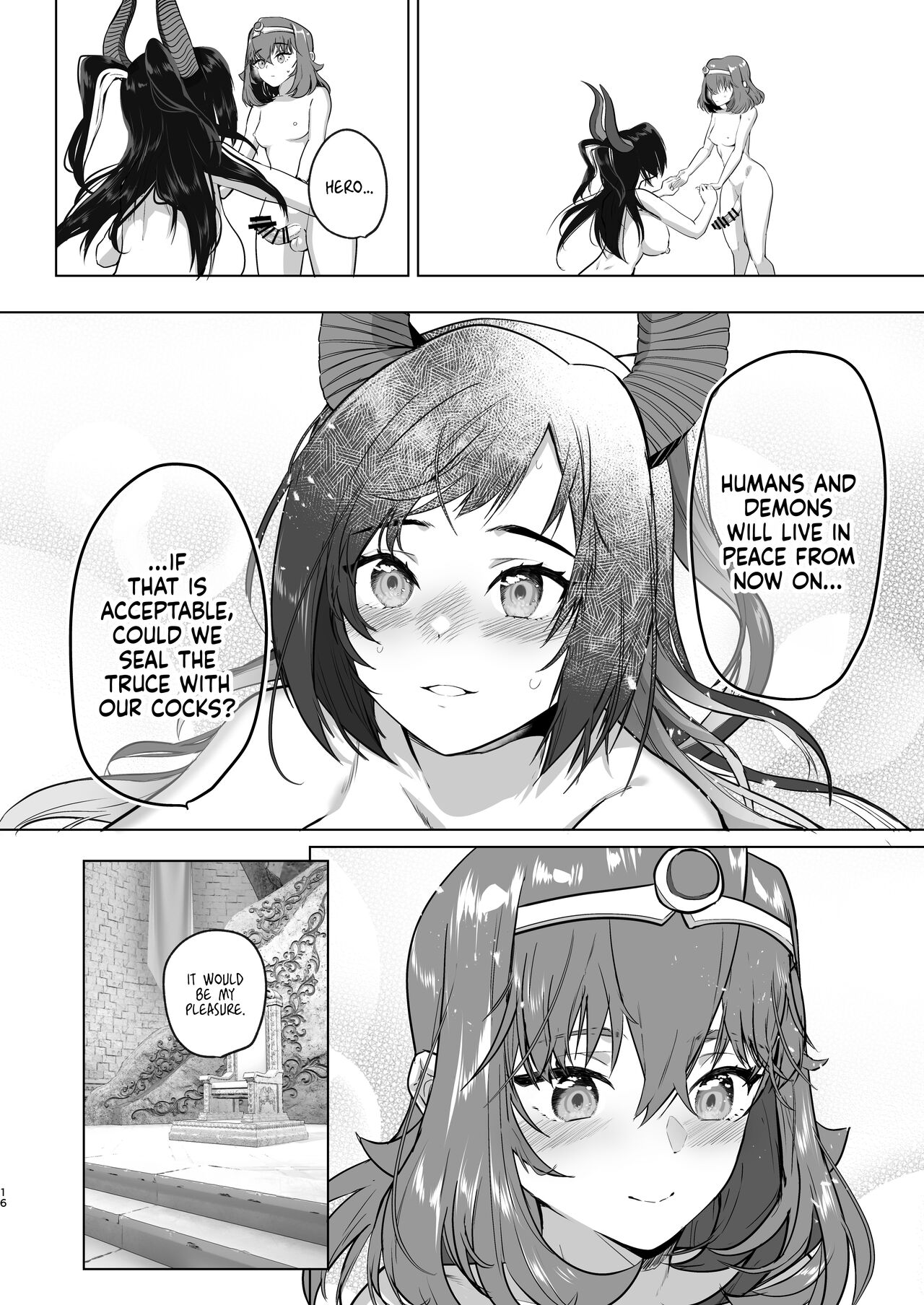 That Time I Was Reborn as a FUTANARI Heroine in Another World 3 page 14