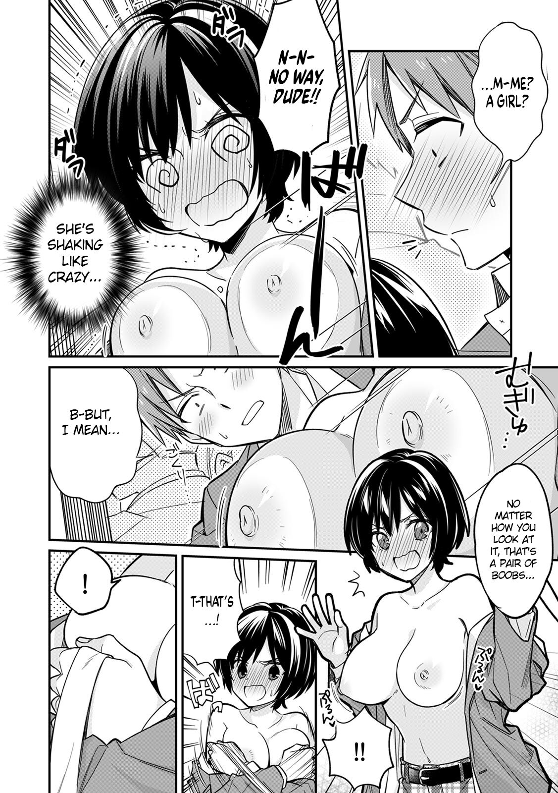"That Tingling Down There Won't Stop...!" What if I get caught!? A Girl With Big Tits Being Assaulted in a Packed Train 1 page 12