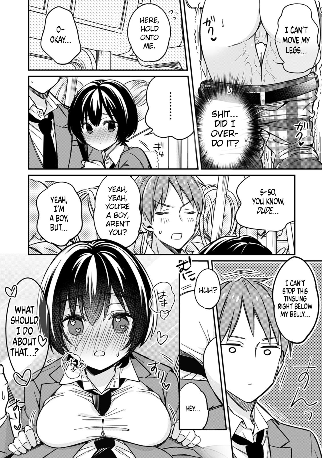 "That Tingling Down There Won't Stop...!" What if I get caught!? A Girl With Big Tits Being Assaulted in a Packed Train 1 page 26