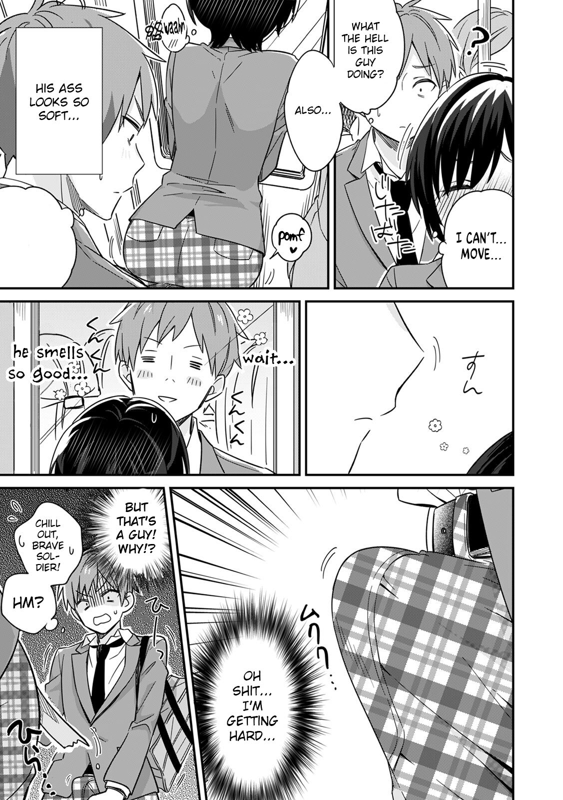 "That Tingling Down There Won't Stop...!" What if I get caught!? A Girl With Big Tits Being Assaulted in a Packed Train 1 page 7