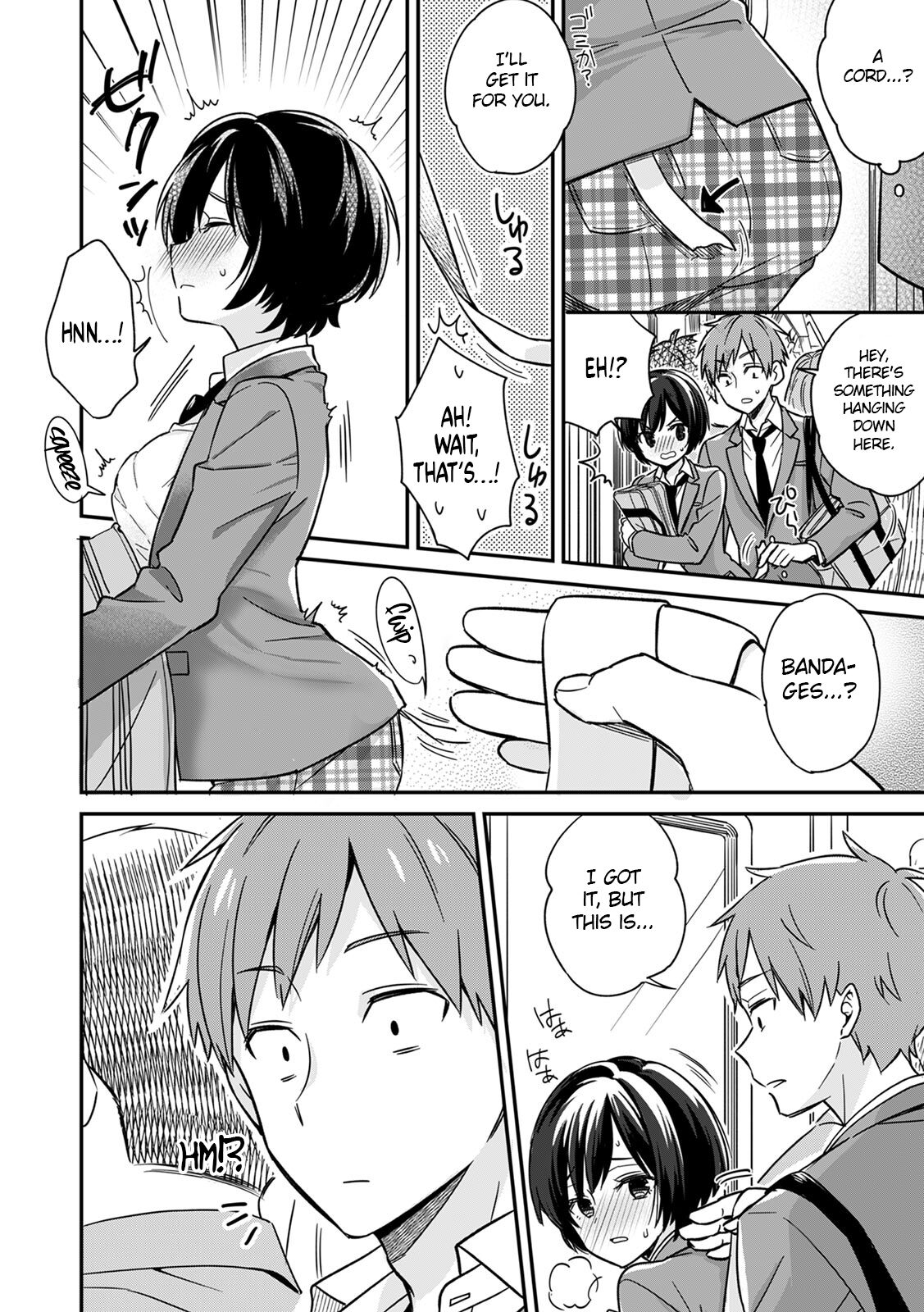 "That Tingling Down There Won't Stop...!" What if I get caught!? A Girl With Big Tits Being Assaulted in a Packed Train 1 page 8