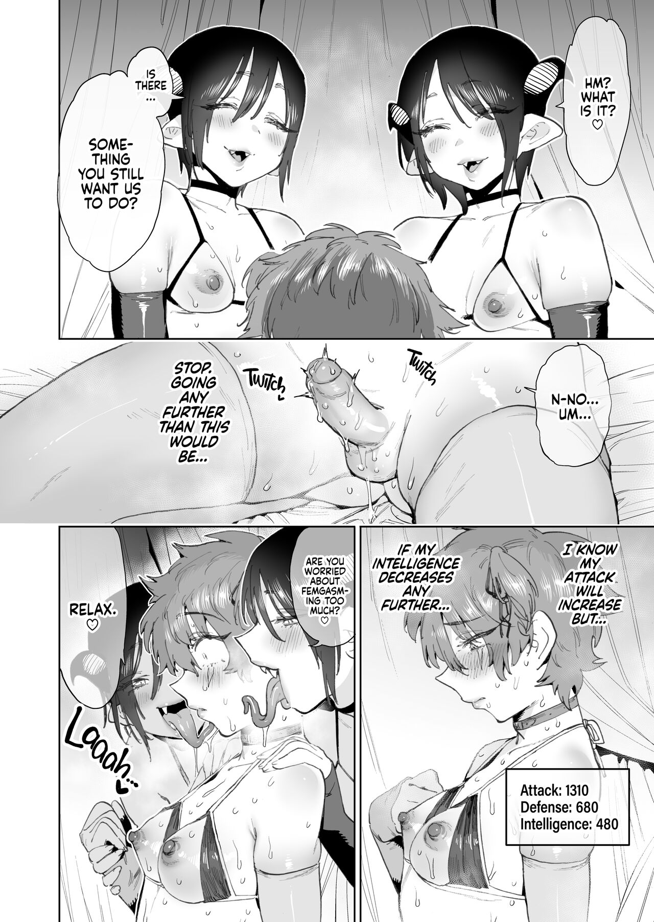 The Adventurer Who Pulled the Sword That Increases Your Attack at the Cost of Intelligence for Every Femgasm! page 29