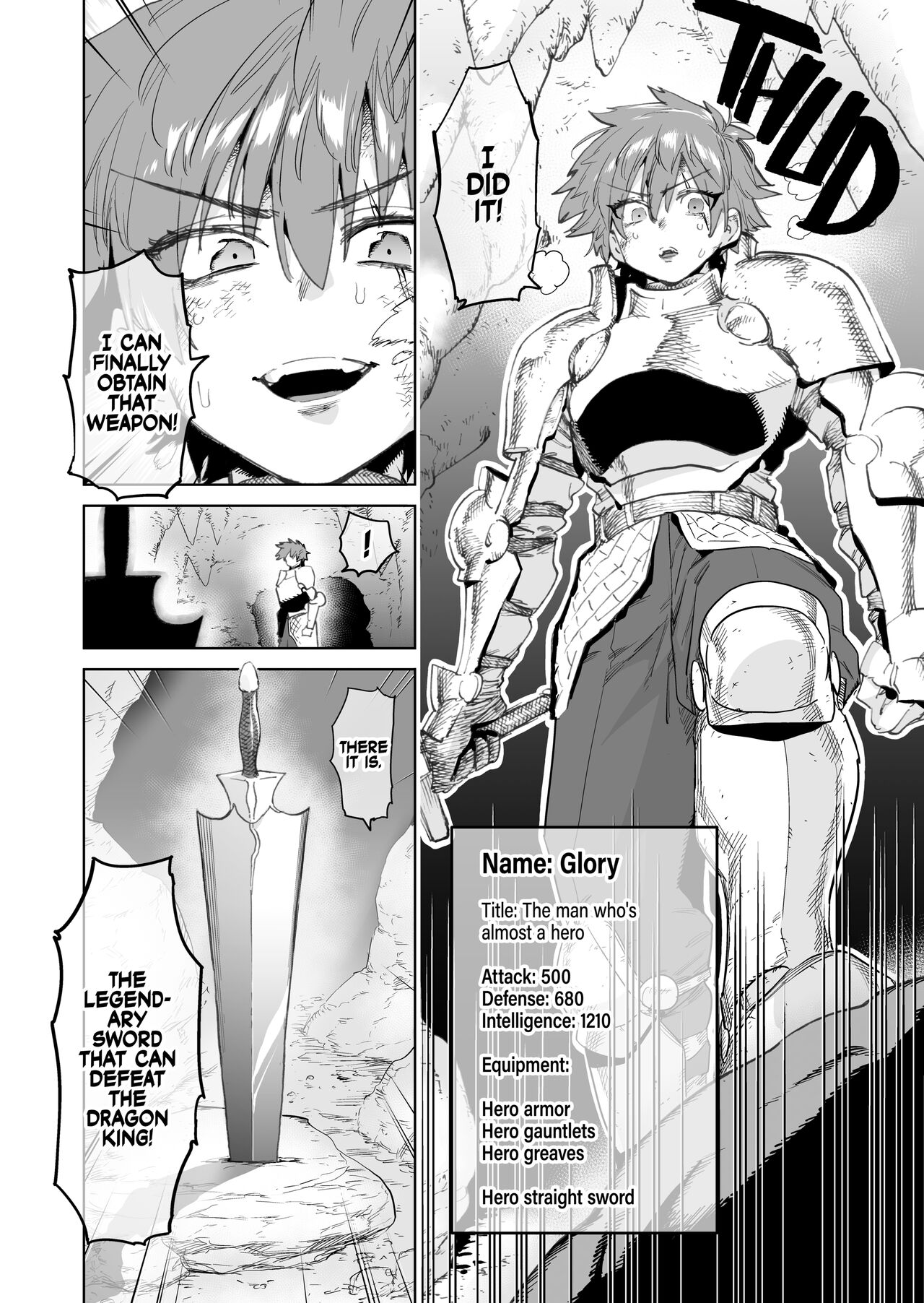 The Adventurer Who Pulled the Sword That Increases Your Attack at the Cost of Intelligence for Every Femgasm! page 3