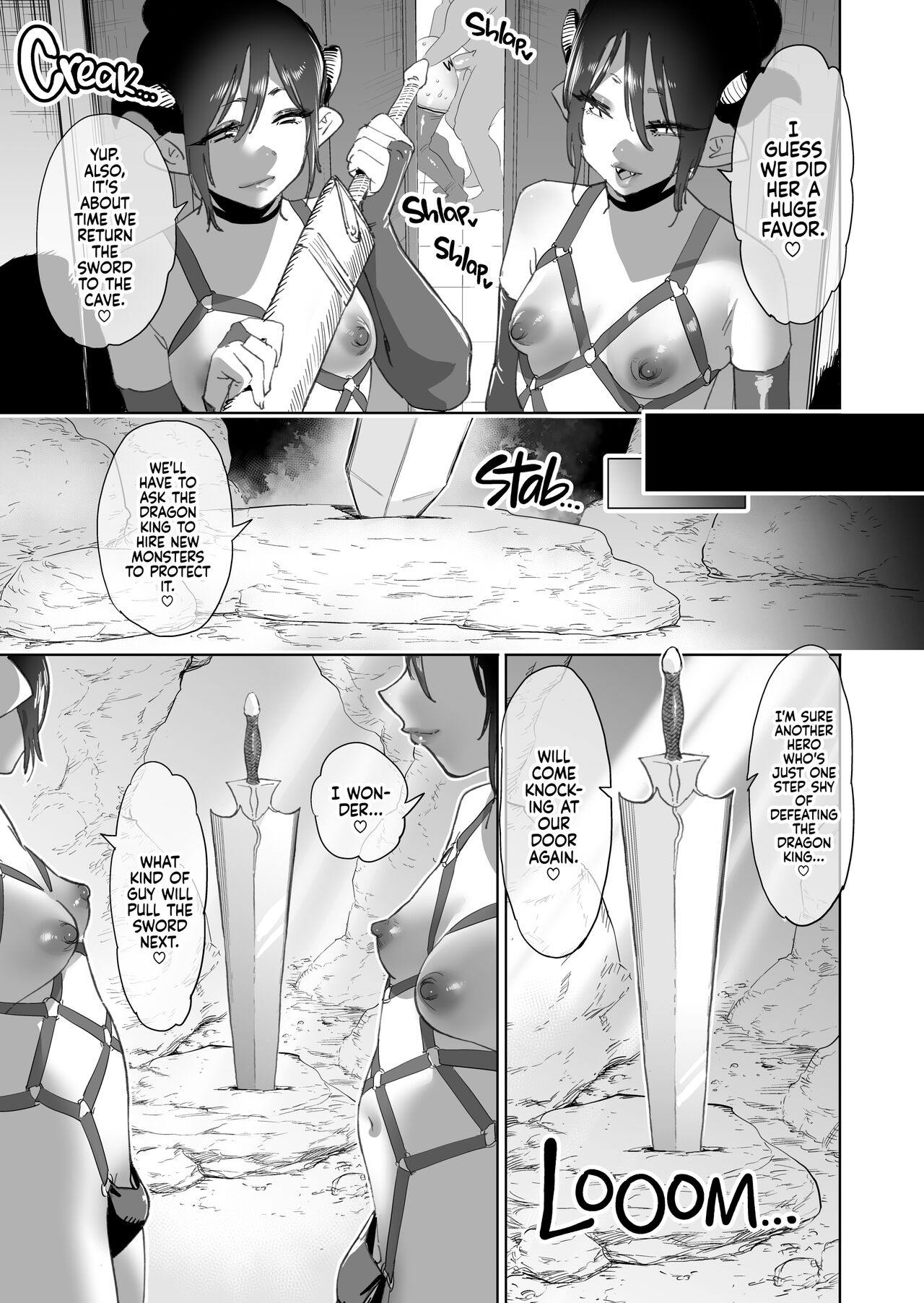 The Adventurer Who Pulled the Sword That Increases Your Attack at the Cost of Intelligence for Every Femgasm! page 95