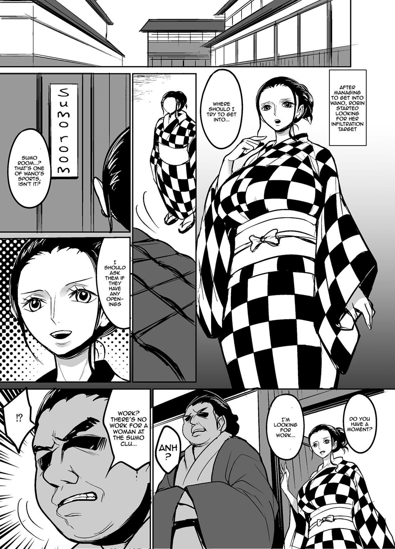 The Archaeologist Who Has Infiltrated the Wano Country As a Sumo Wrestler page 2