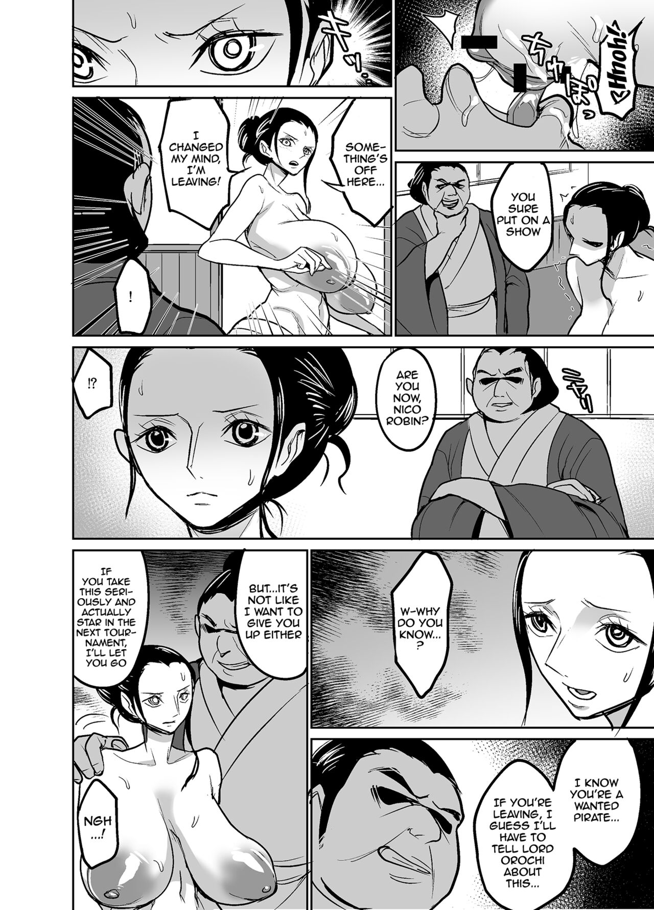The Archaeologist Who Has Infiltrated the Wano Country As a Sumo Wrestler page 9