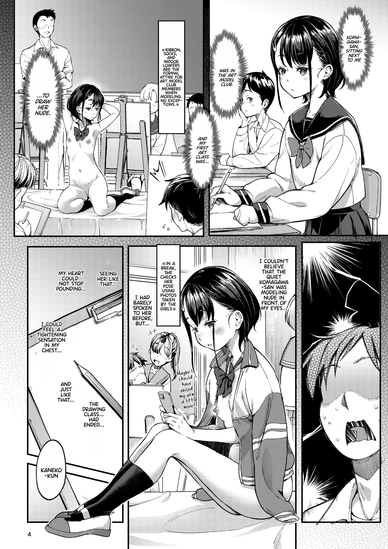 The Art Model Club's Komagawa-san page 4