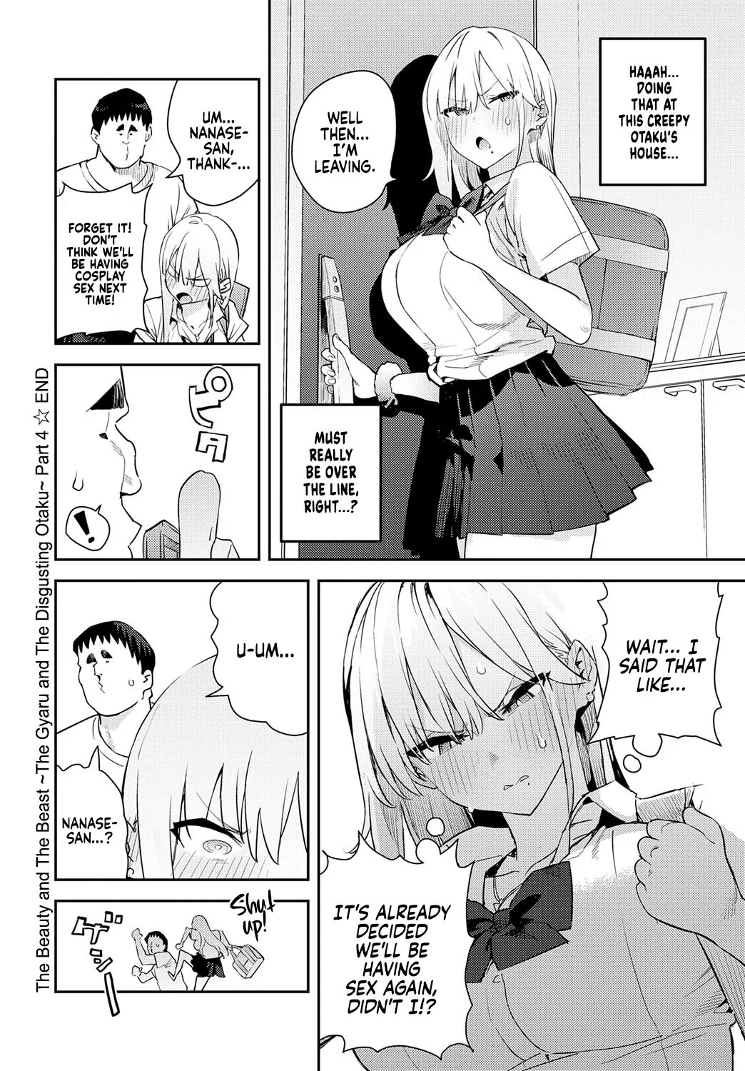 The Beauty and The Beast ~The Gyaru and The Disgusting Otaku~ 4th page 40