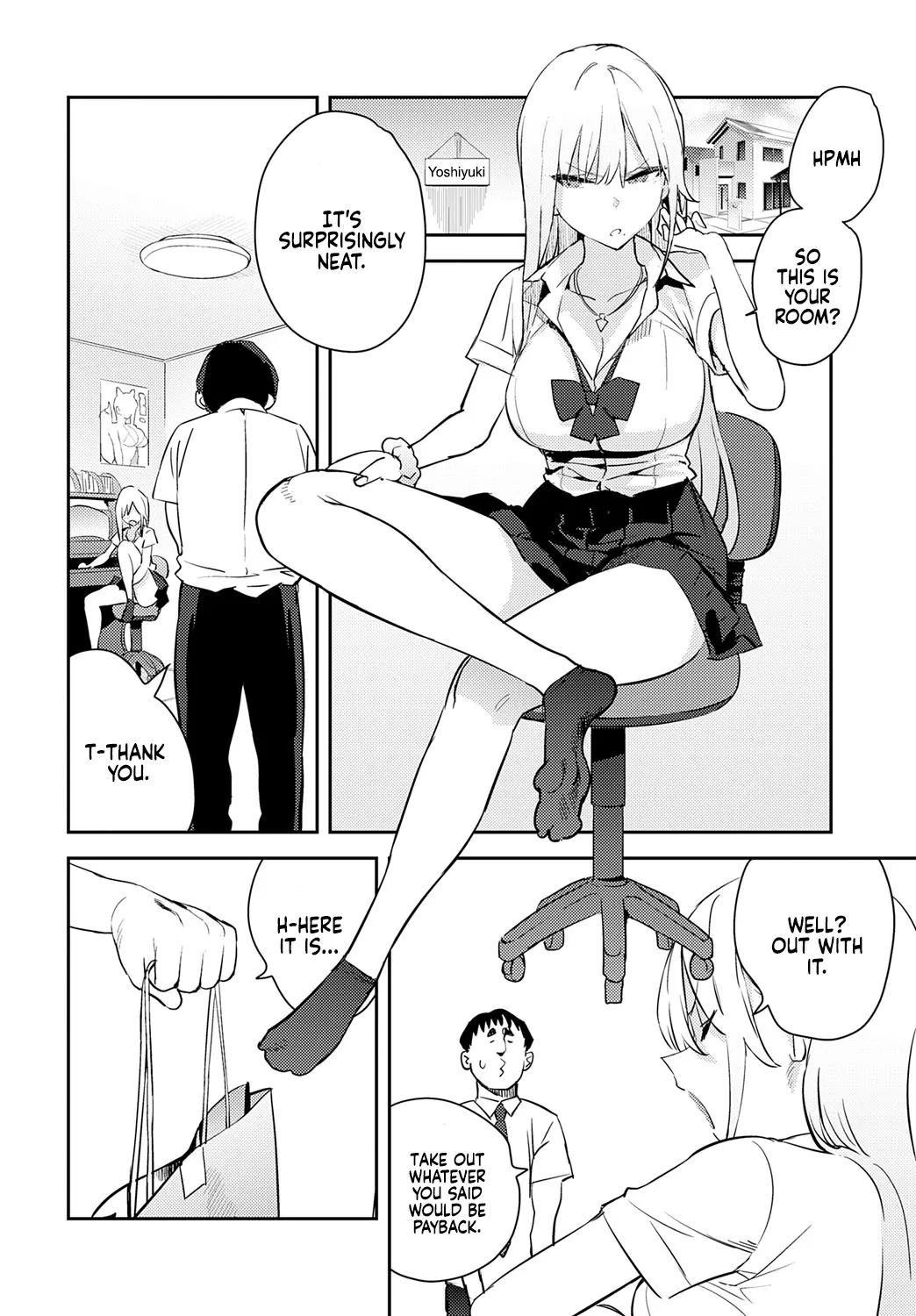 The Beauty and The Beast ~The Gyaru and The Disgusting Otaku~ 4th page 8