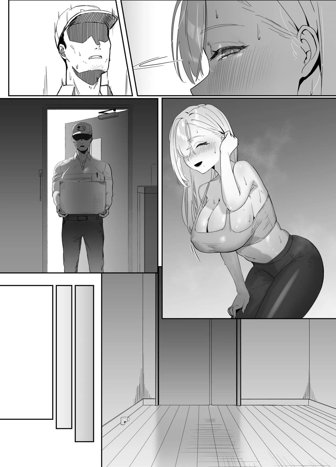 The Big-Breasted Lady at the Delivery Destination Is Way Too Lewd page 68