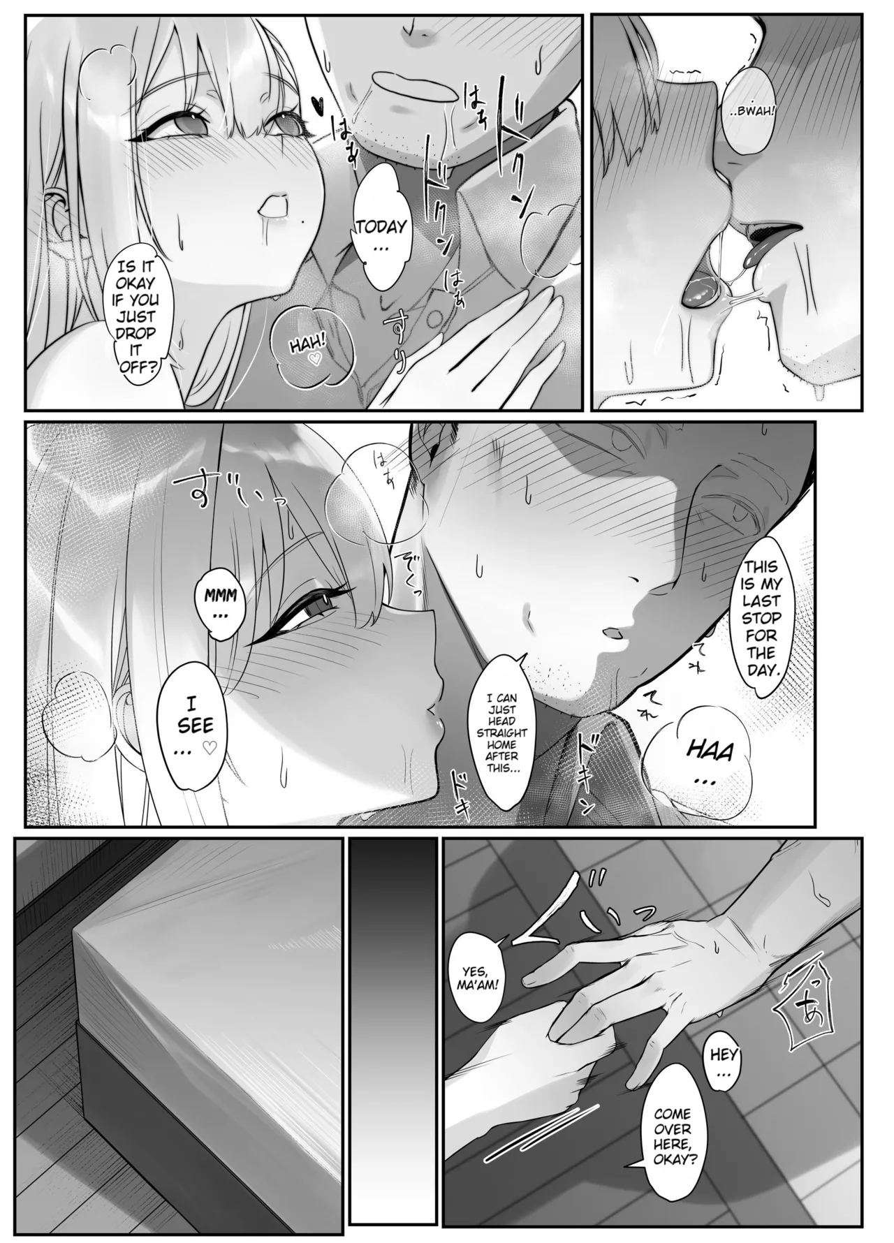 The Big-Breasted Lady at the Delivery Destination Is Way Too Lewd page 30