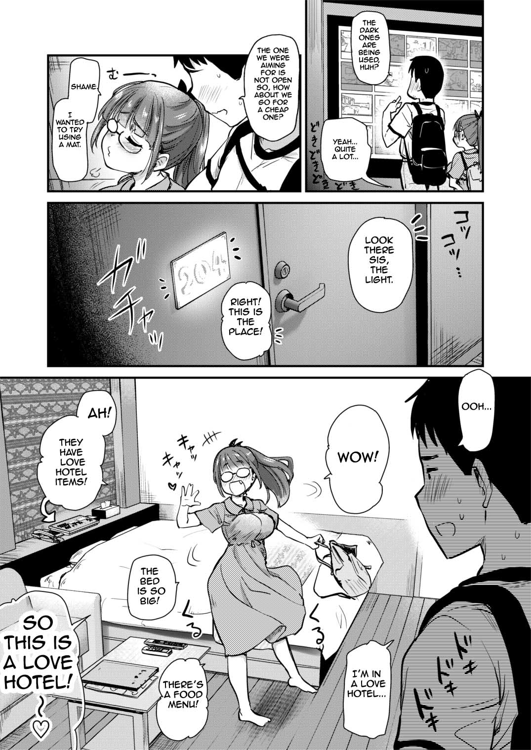 The big sister who always takes cares of his little brother's sexual needs wants to do it in a love hotel today. page 7