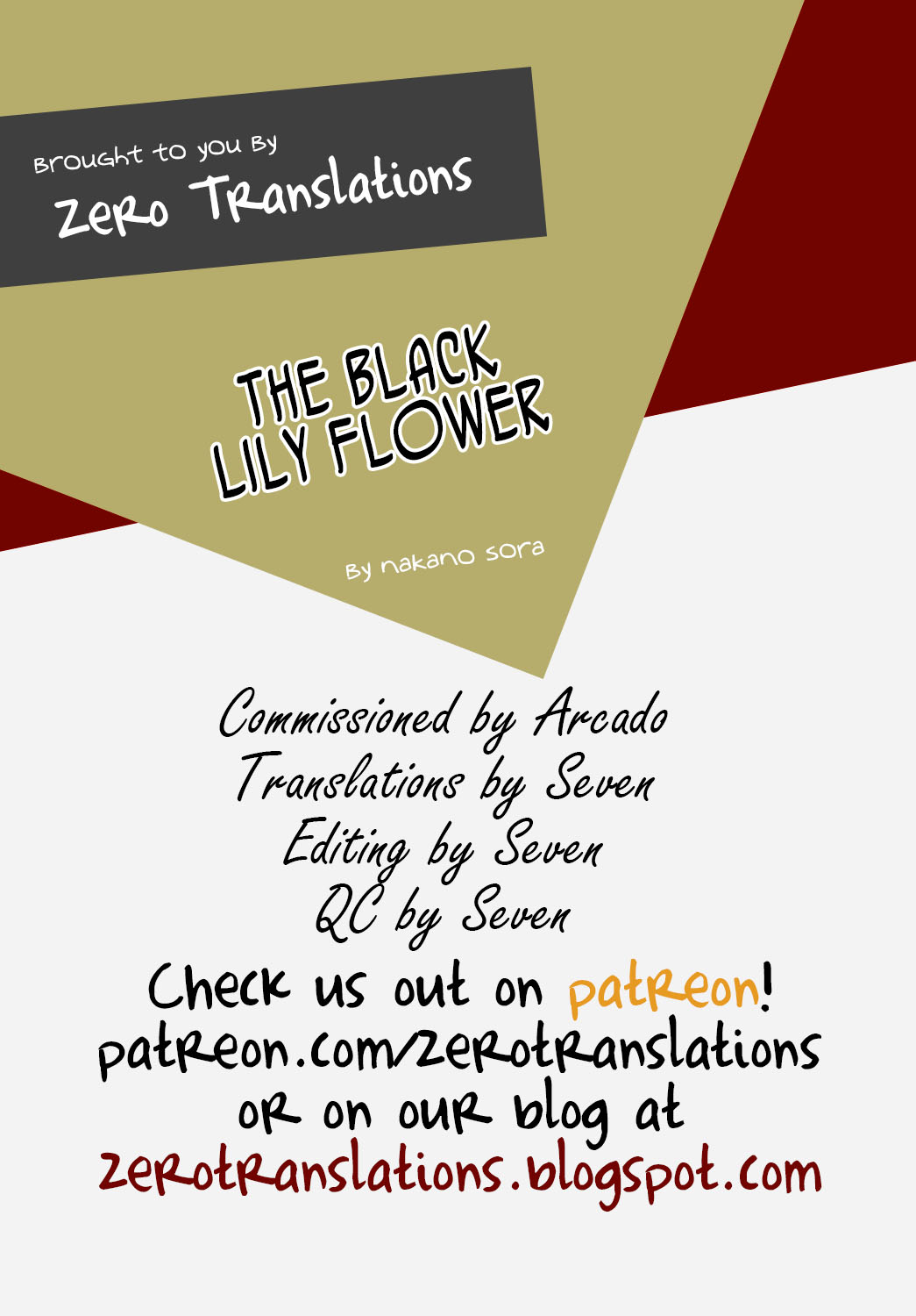 The Black Lily Flower page 19