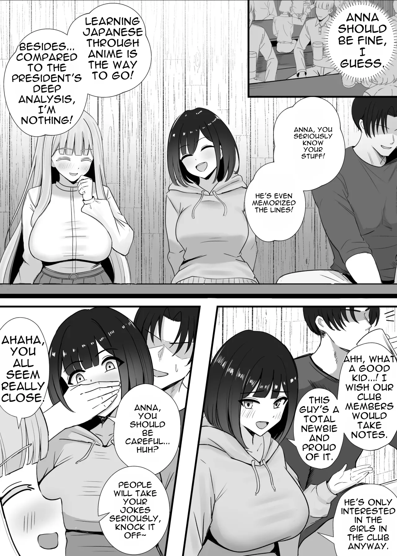 The Blonde, Busty Anime-Otaku International Student Is Way Too Easy to Get Laid, lol page 6