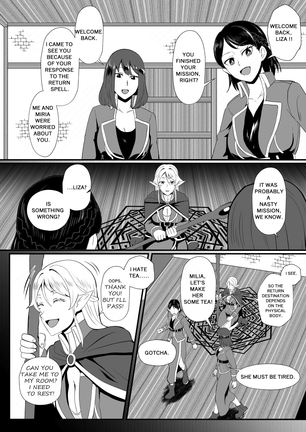 THE BODYSWAPPING TRAP ~LIZA THE WIZARD ELF IS BACK~ page 11