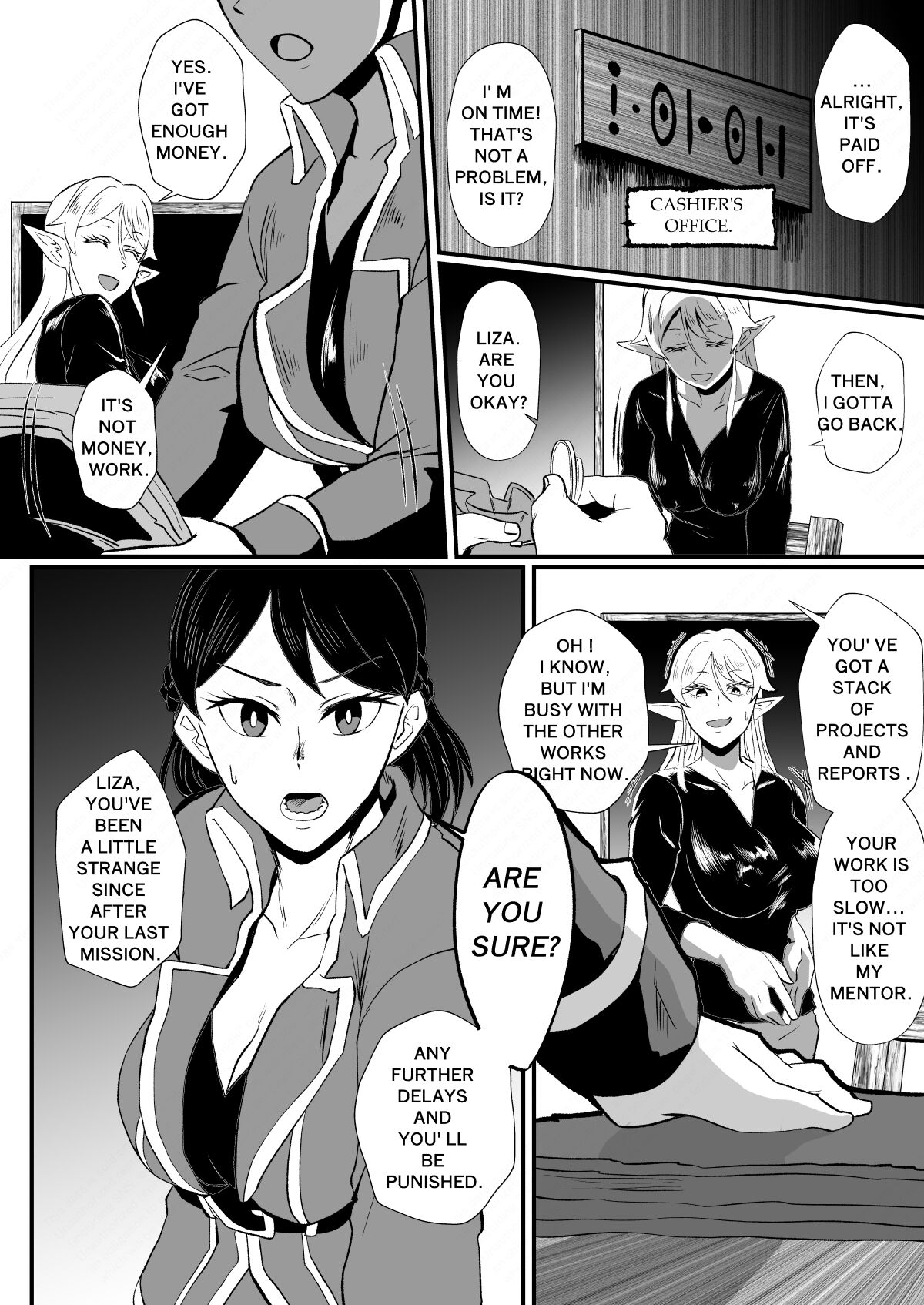 THE BODYSWAPPING TRAP ~LIZA THE WIZARD ELF IS BACK~ page 23
