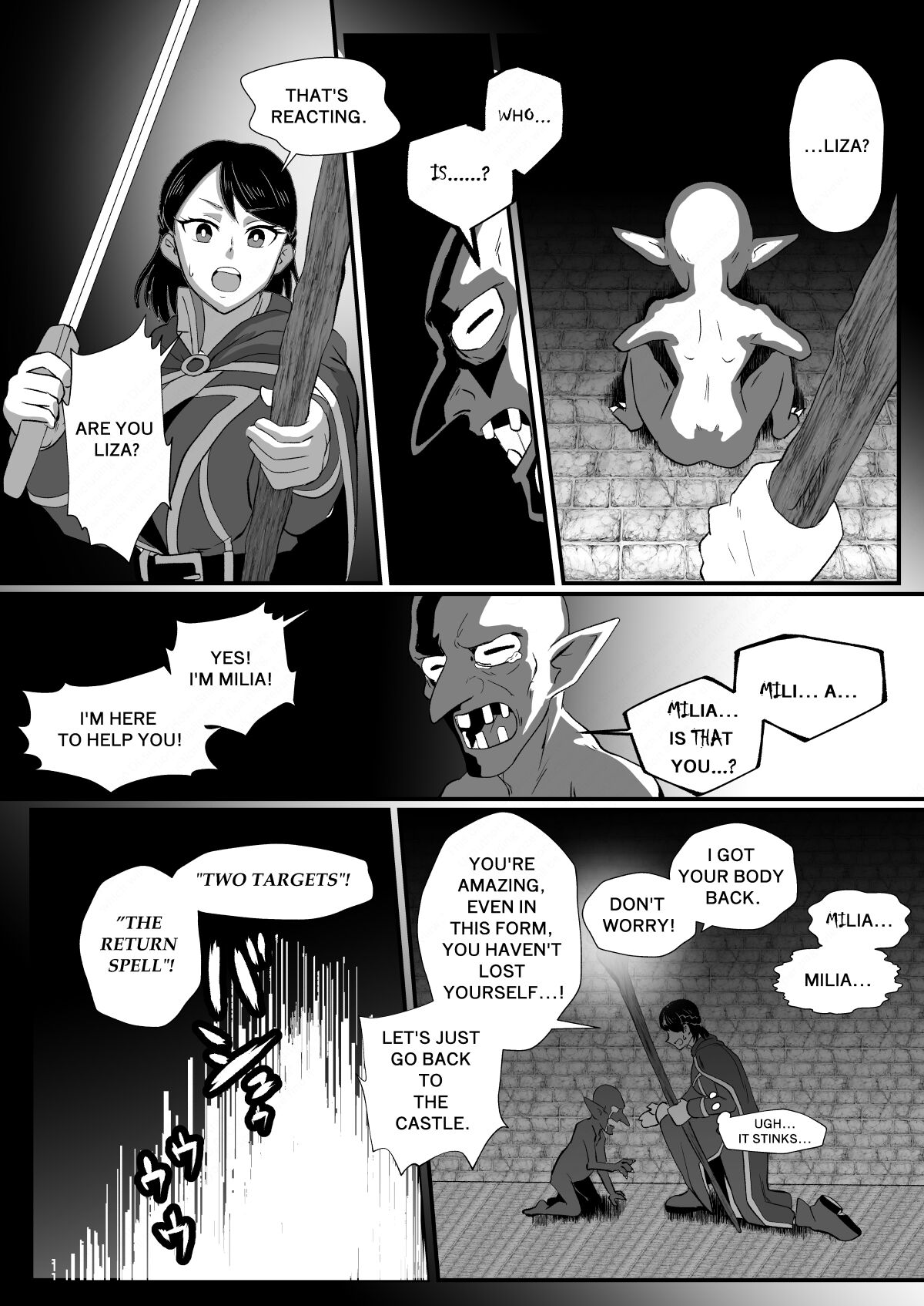 THE BODYSWAPPING TRAP ~LIZA THE WIZARD ELF IS BACK~ page 33