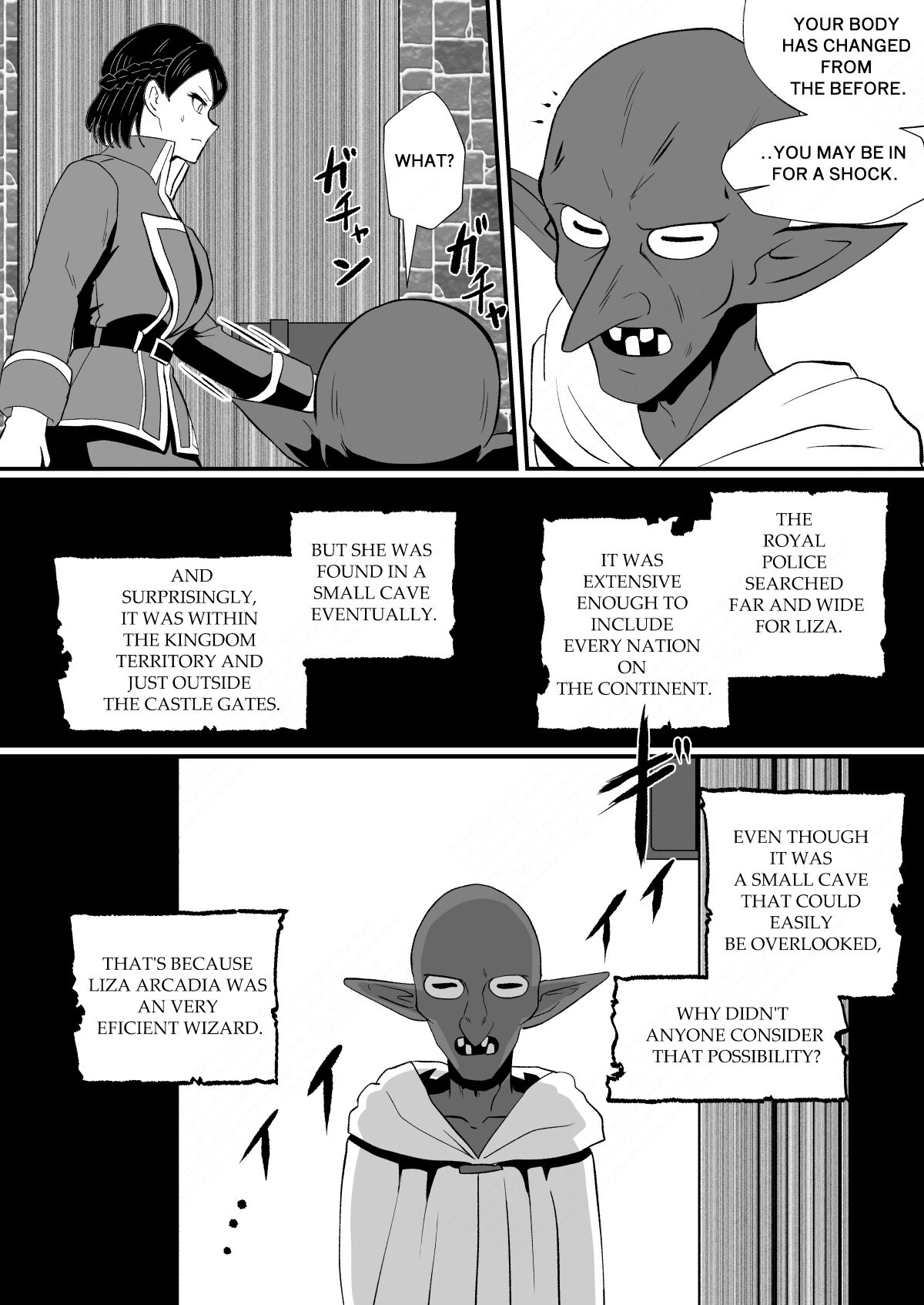 THE BODYSWAPPING TRAP ~LIZA THE WIZARD ELF IS BACK~ page 35