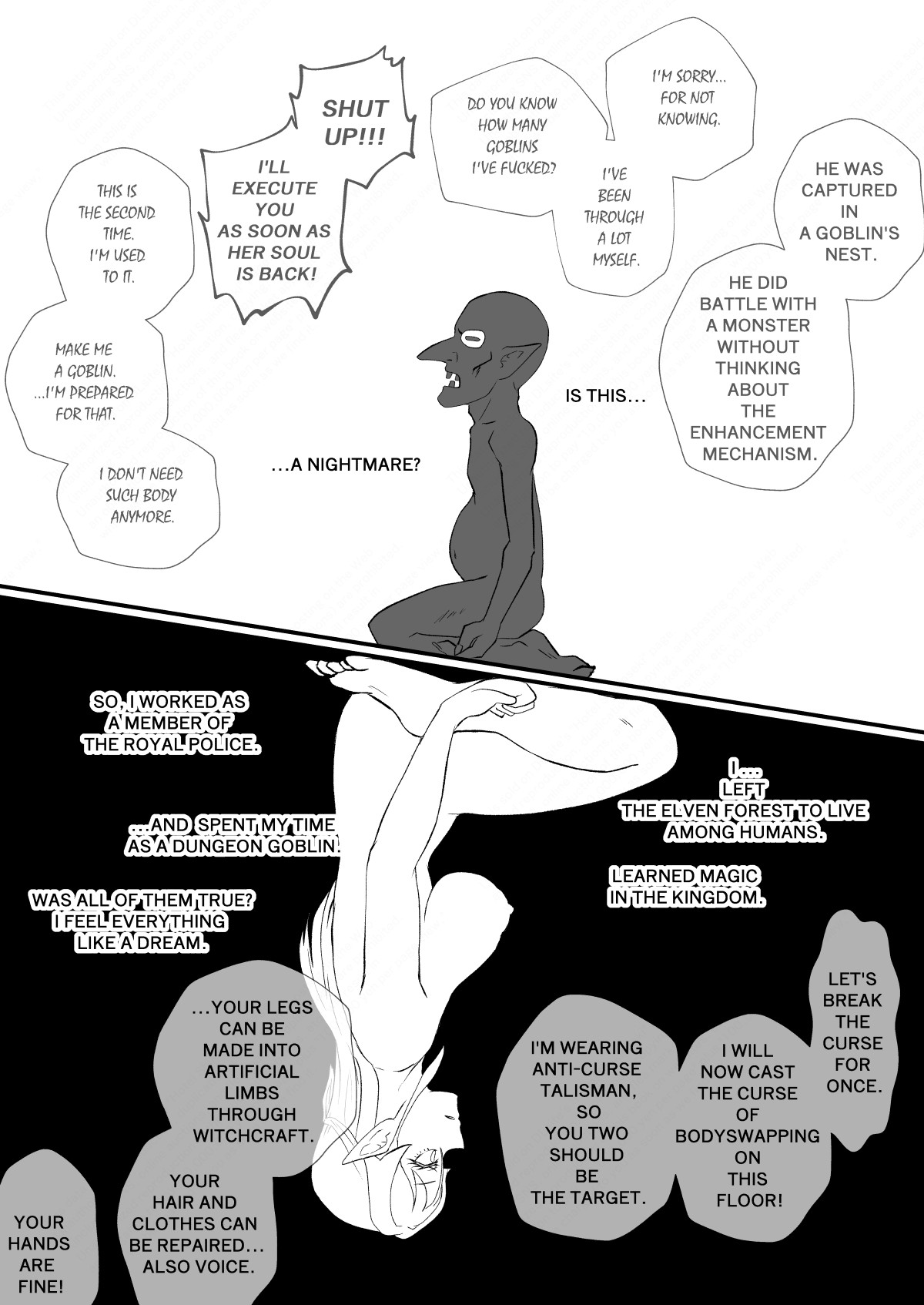 THE BODYSWAPPING TRAP ~LIZA THE WIZARD ELF IS BACK~ page 37