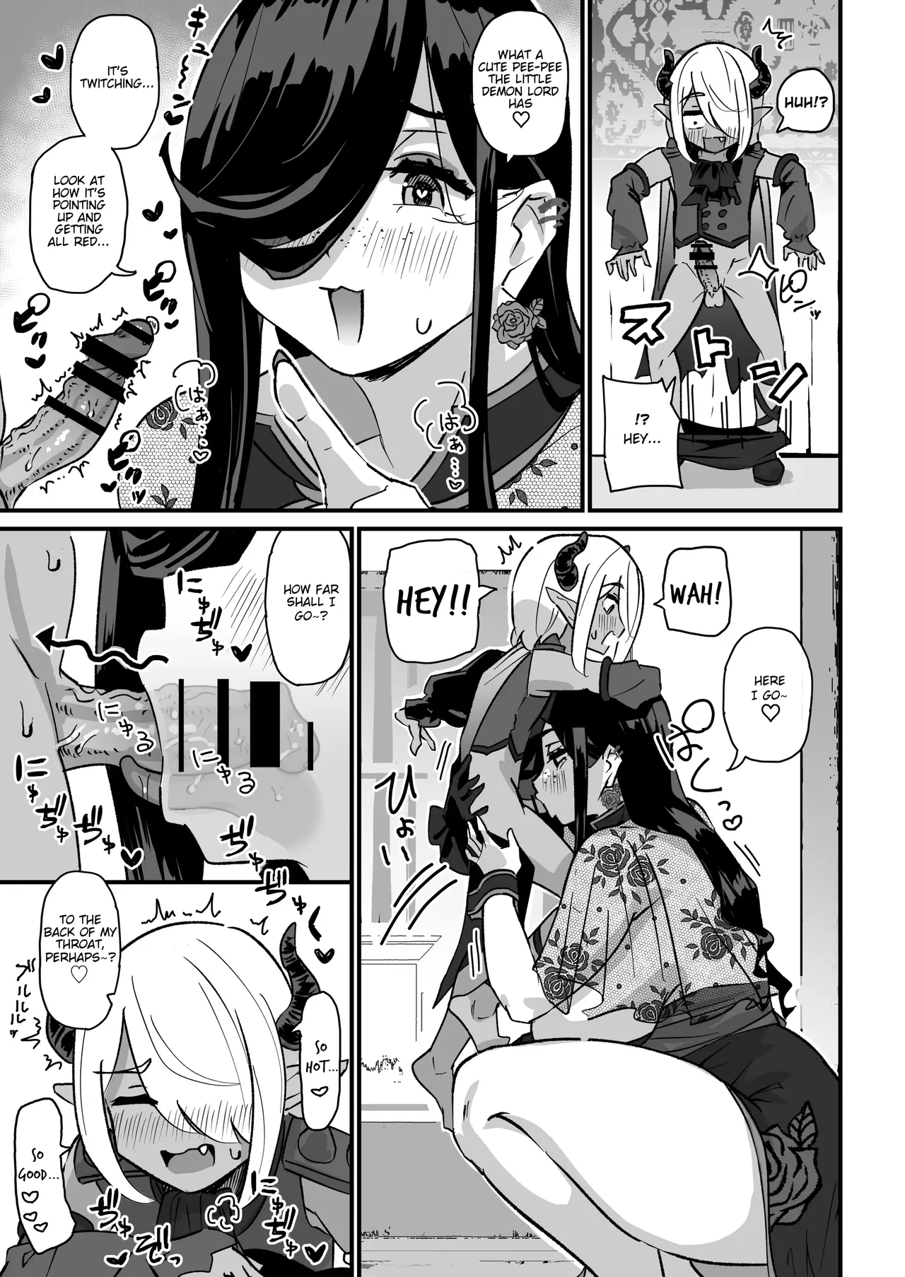 The Bratty, Quick-Shot Demon Lord Just Can't Win Against This Super Tall Dumptruck Witch Either! page 14