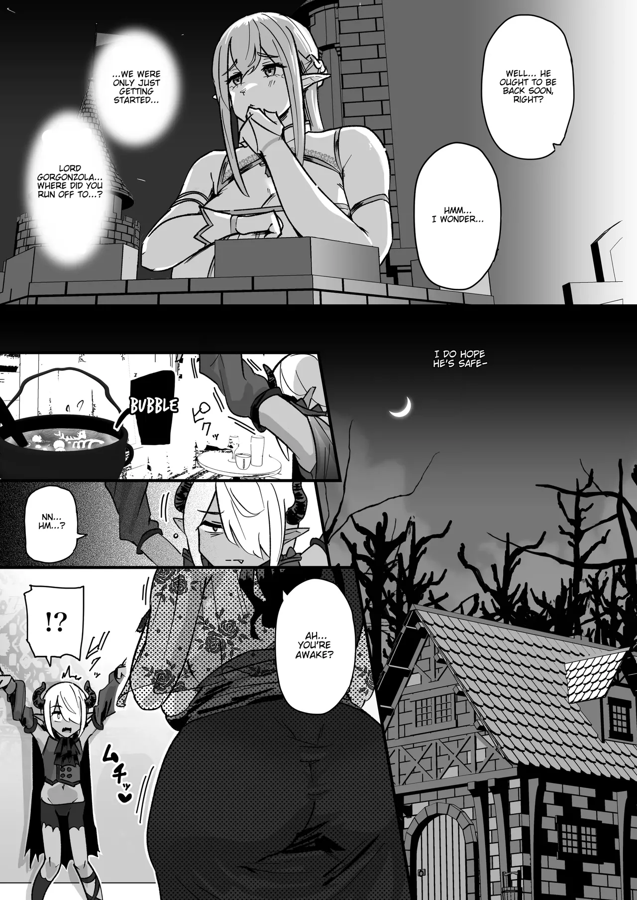 The Bratty, Quick-Shot Demon Lord Just Can't Win Against This Super Tall Dumptruck Witch Either! page 8