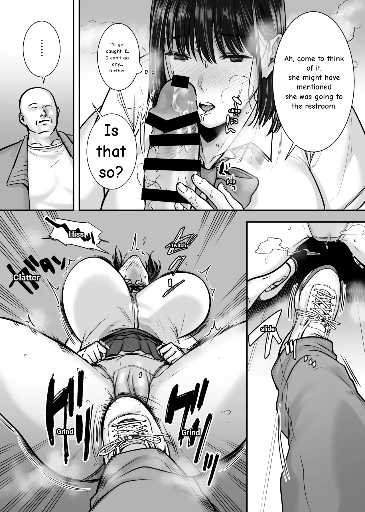 The Busty Literature Girl In Hiding Immoral Lessons in the Library page 20