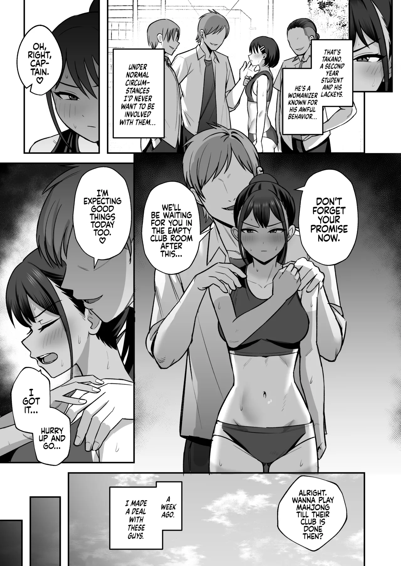 The Captain of the Track and Field Club Surrenders to a Bunch of Delinquents page 6