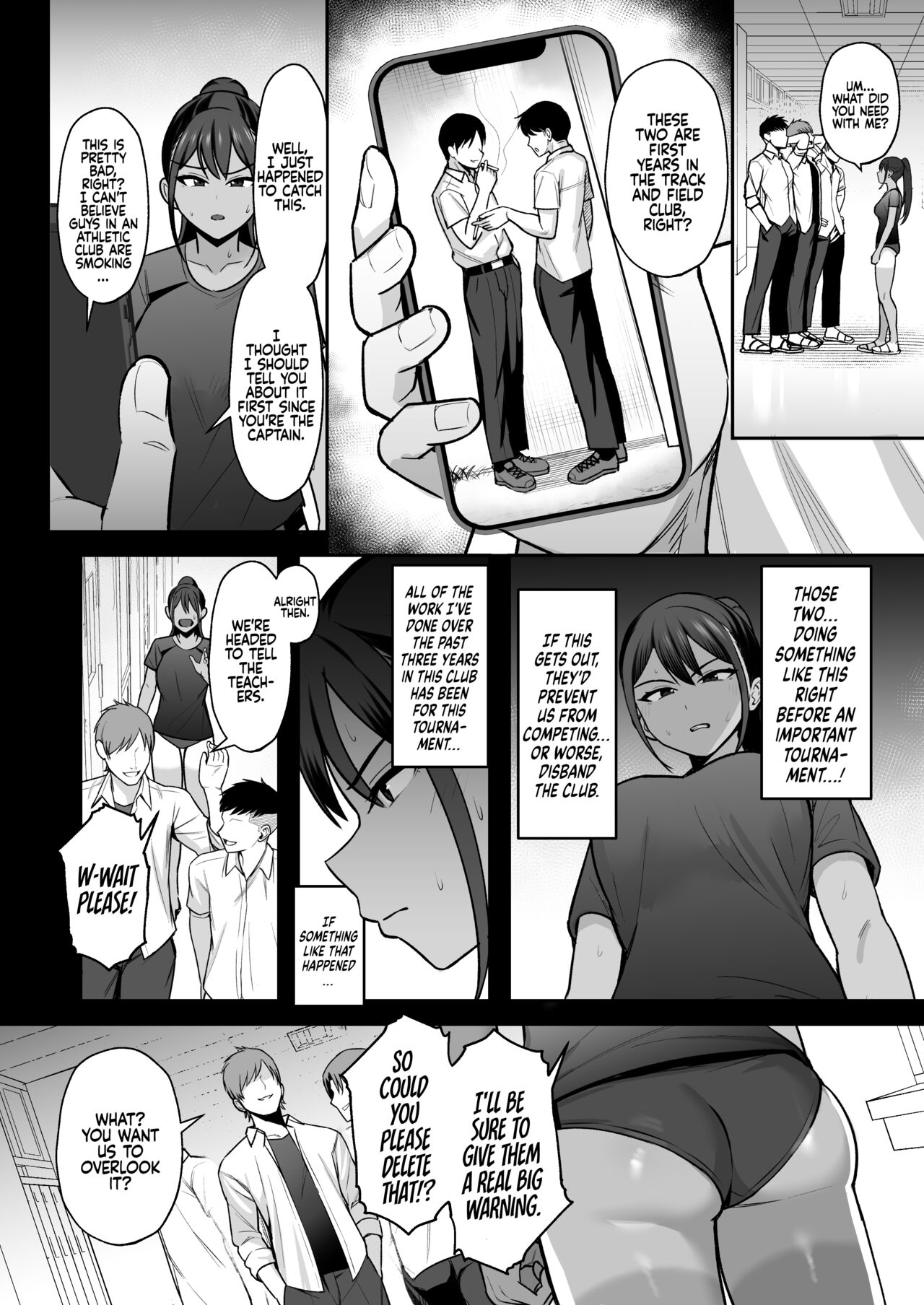 The Captain of the Track and Field Club Surrenders to a Bunch of Delinquents page 7