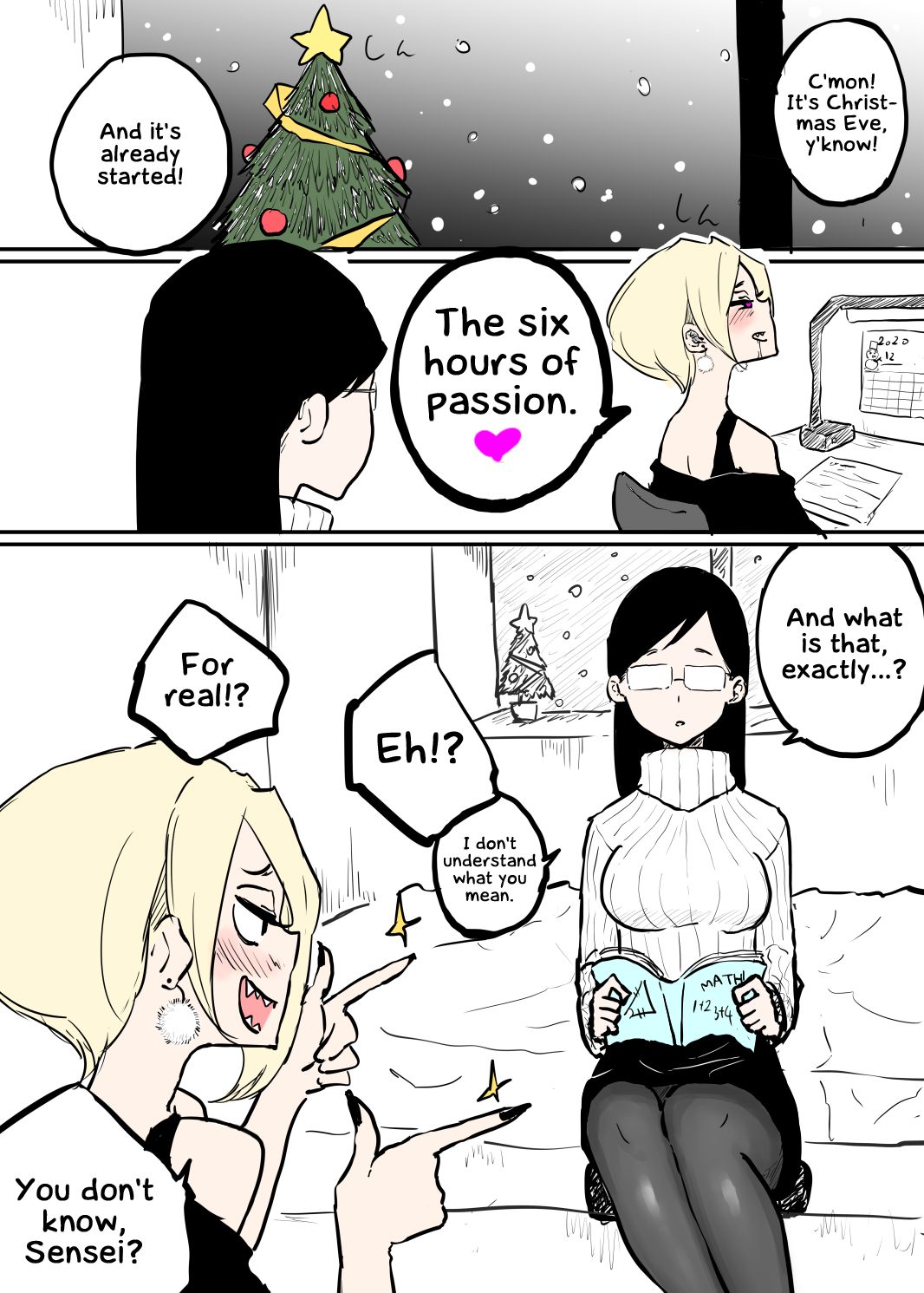 The Christmas Private Tutor page 2