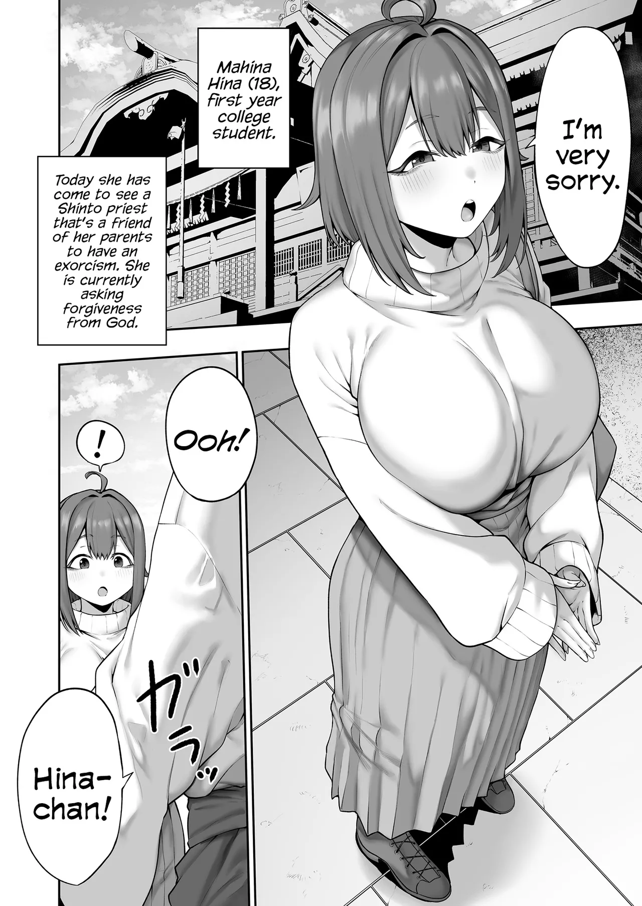The Chunky, Defenseless, Airheaded University Girl Get's A Crash Course In Perverted Exorcisms! page 3