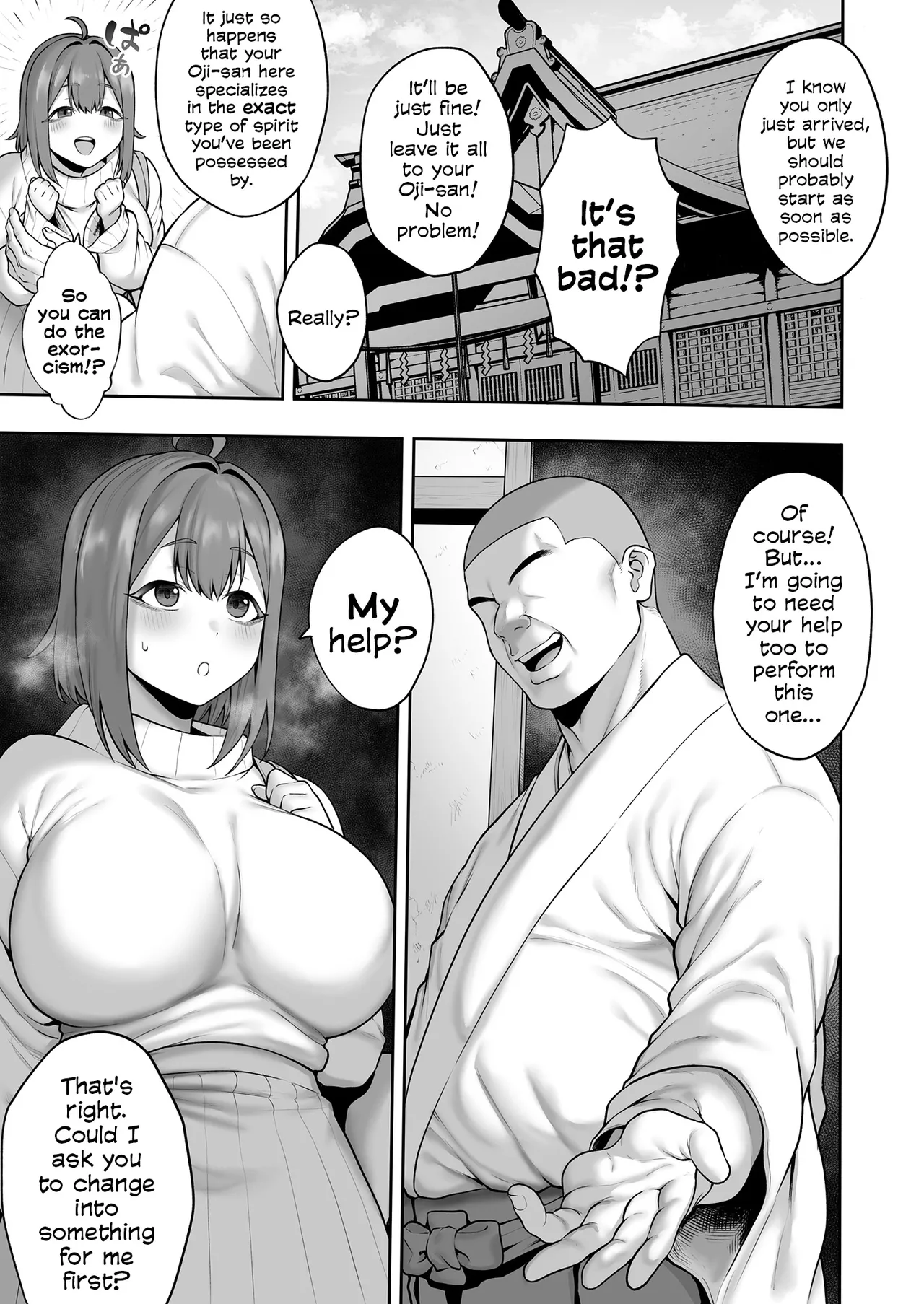 The Chunky, Defenseless, Airheaded University Girl Get's A Crash Course In Perverted Exorcisms! page 6