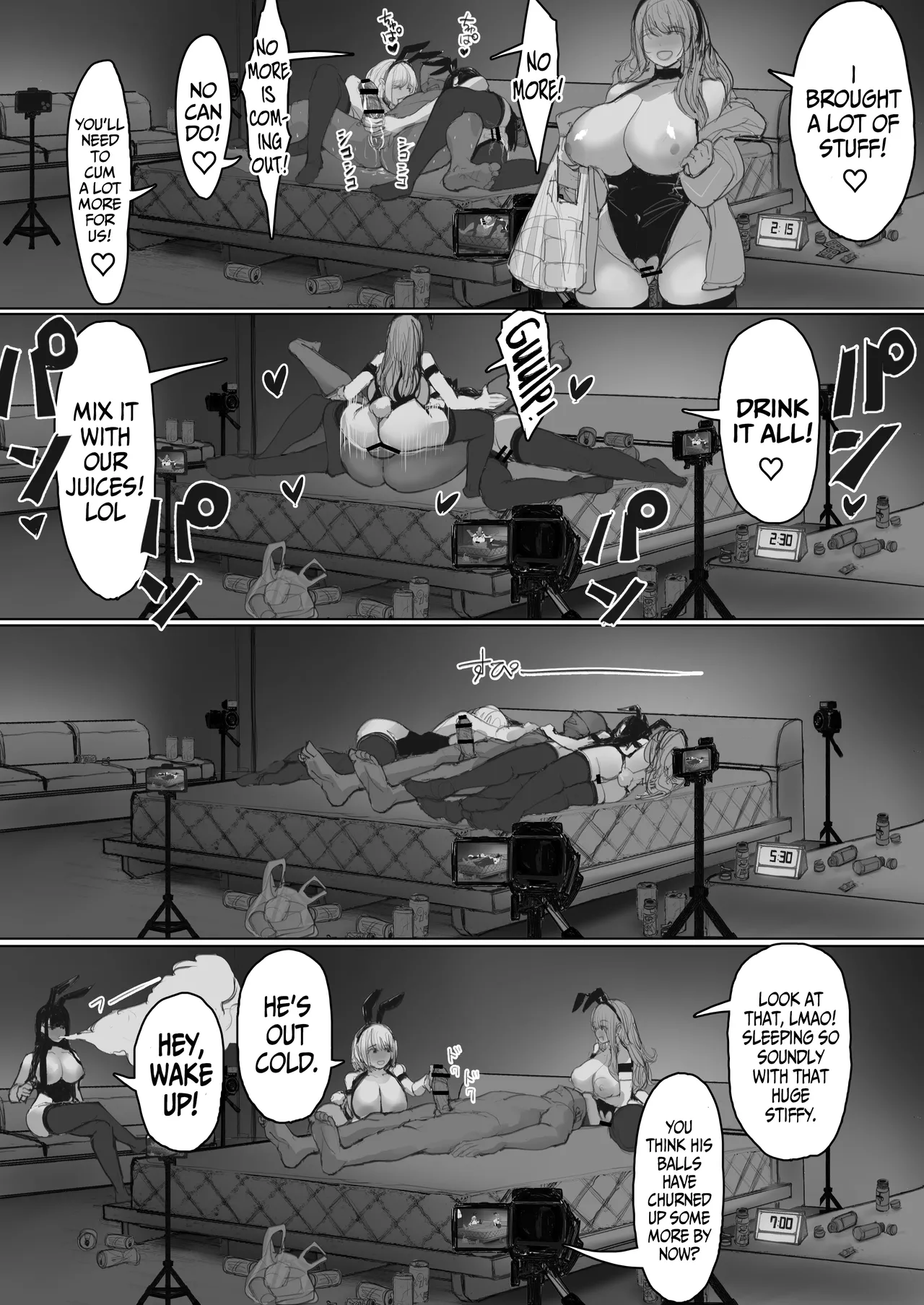 The consequences of 3 debt-ridden gals shooting an AV page 42