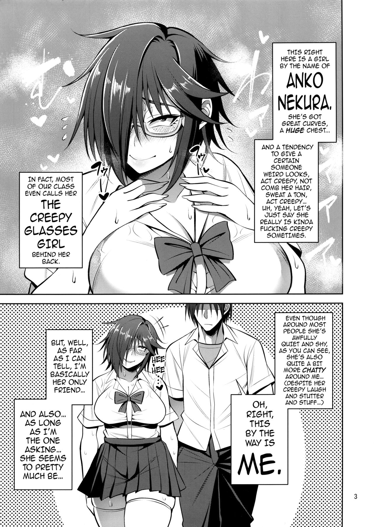 The Creepy Glasses Girl Book page 2