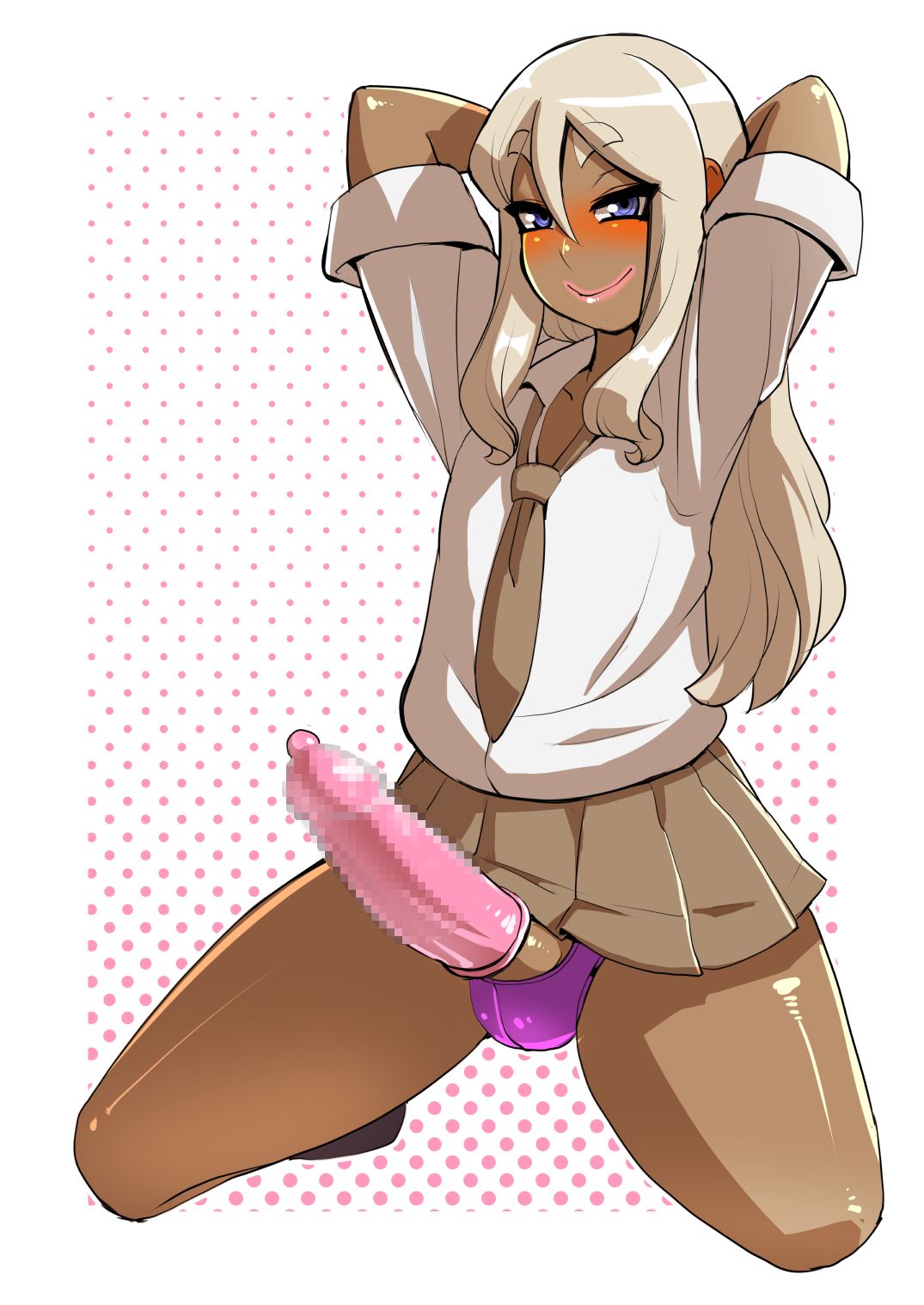 The Curious Case of My Gyaru Trap Senpai  With A Massive Dick page 2