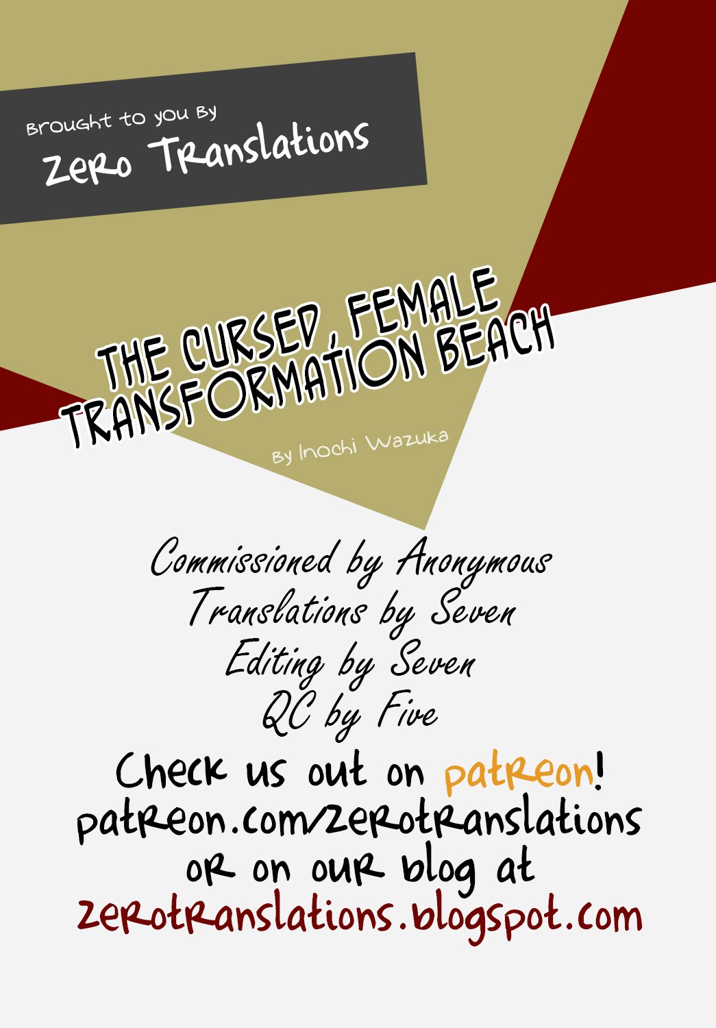 The Cursed, Female Transformation Beach page 25