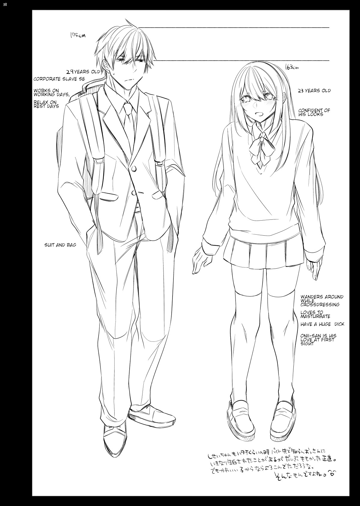 The Cute Girl Who Sat Next to Me on the Train Everyday is Actually A Crossdressing Guy page 36