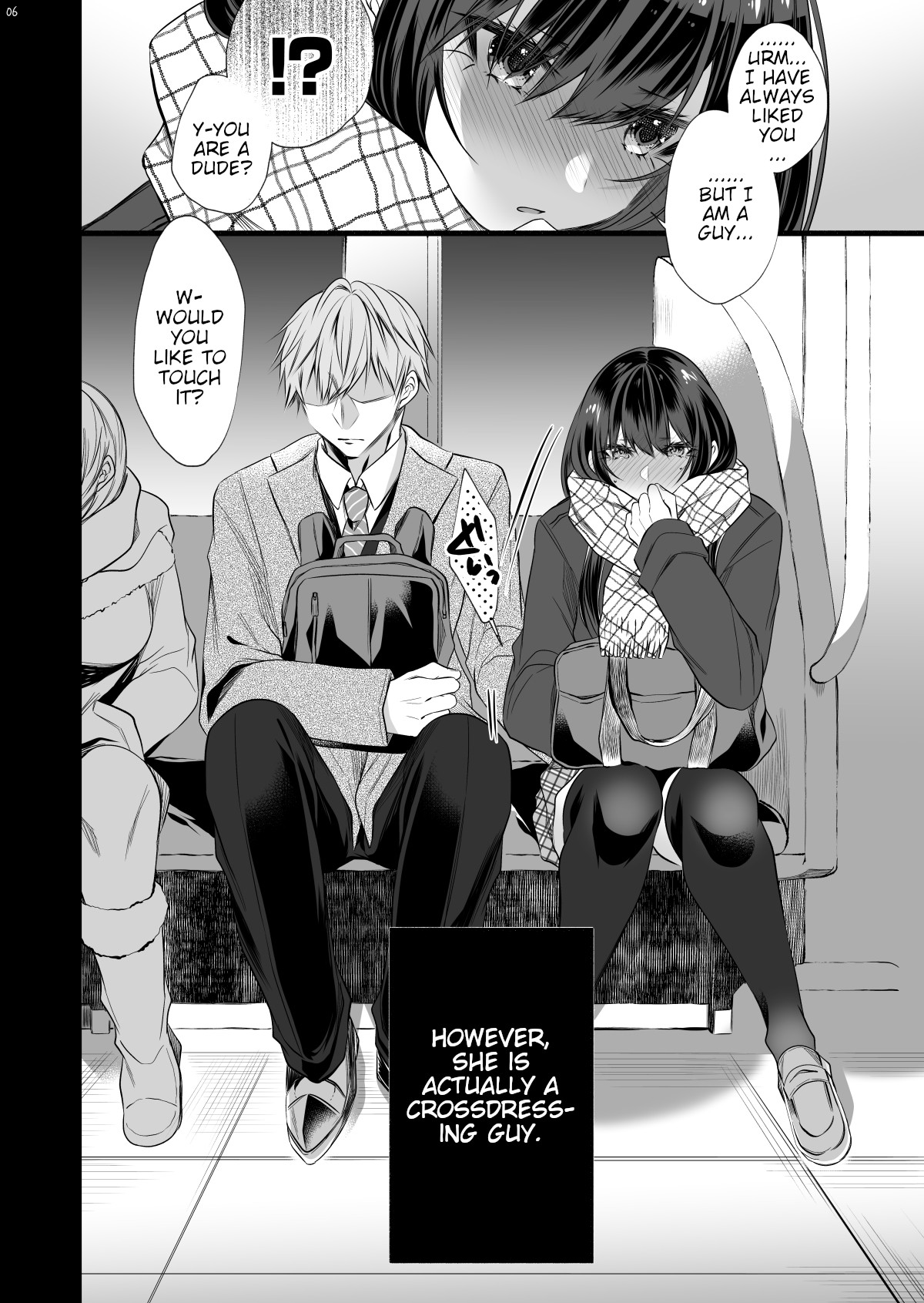 The Cute Girl Who Sat Next to Me on the Train Everyday is Actually A Crossdressing Guy page 4
