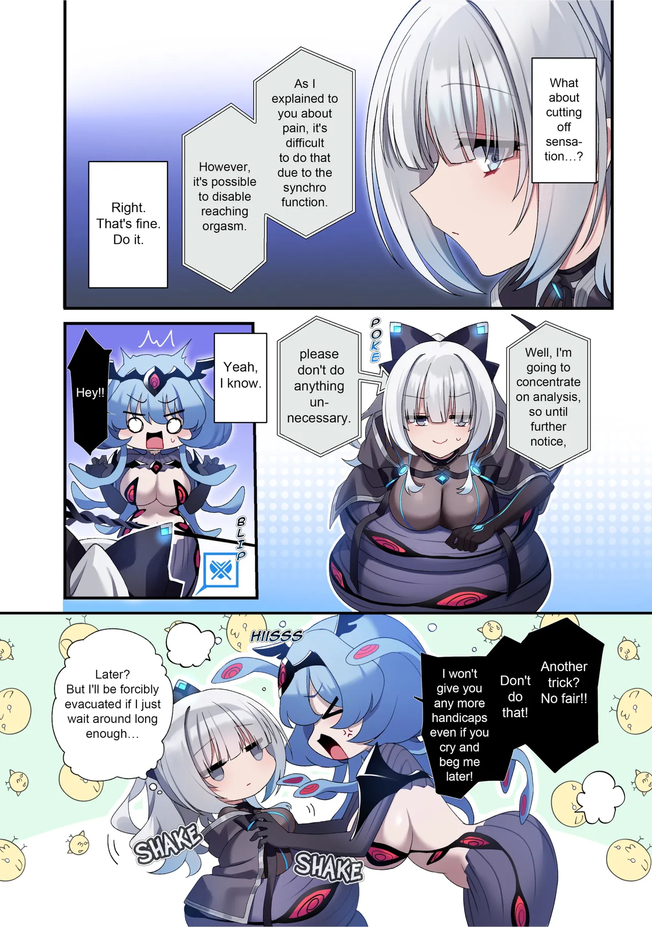 The Cyber Girl Sinking into the Virtual World page 12
