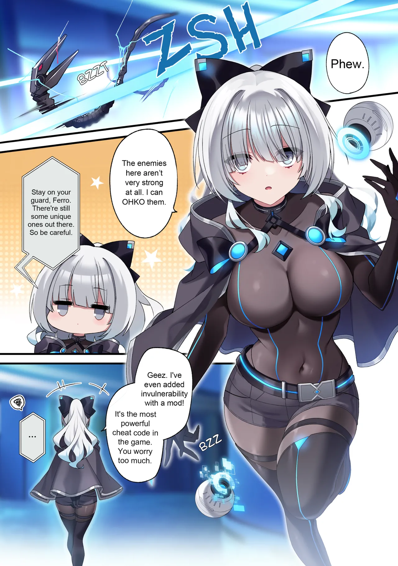 The Cyber Girl Sinking into the Virtual World page 5