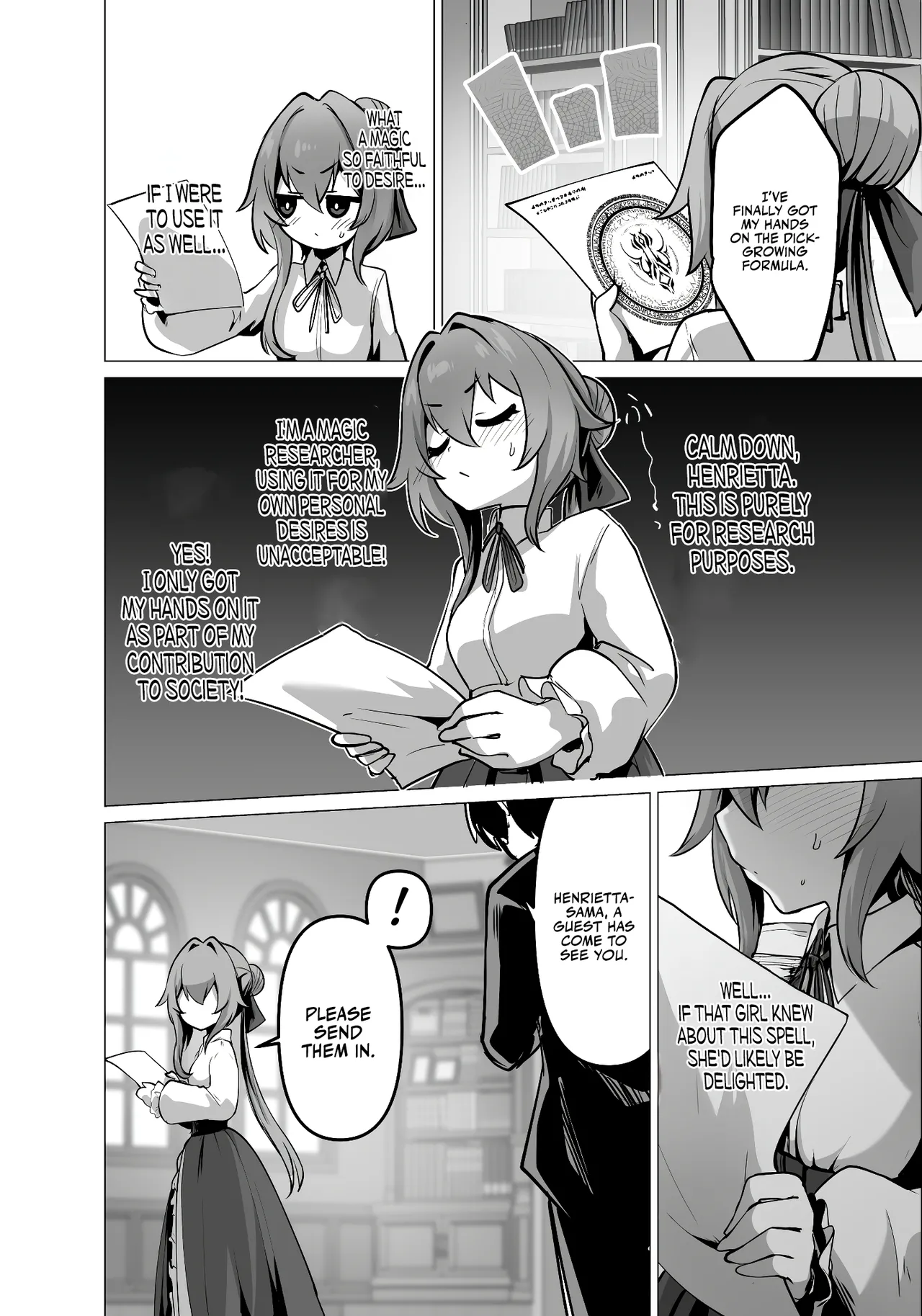 The Daughter of the Strongest Dragon Race Won't Stop Begging for a Baby, So I'll Teach Her a Lesson with My Futanari Cock page 16