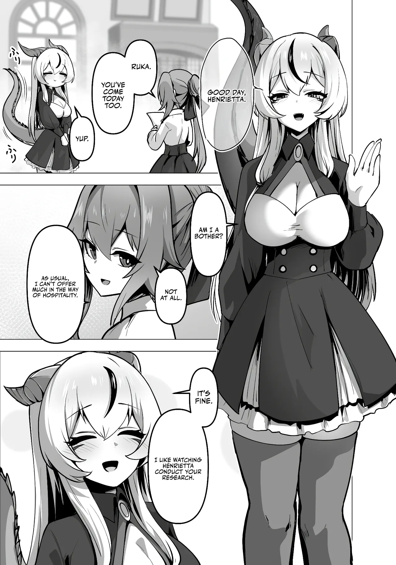 The Daughter of the Strongest Dragon Race Won't Stop Begging for a Baby, So I'll Teach Her a Lesson with My Futanari Cock page 17