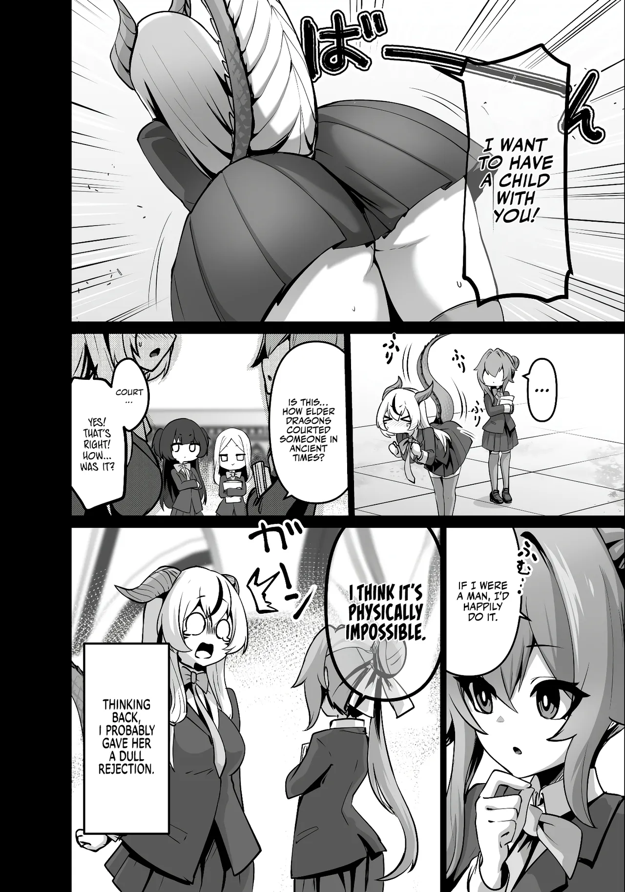 The Daughter of the Strongest Dragon Race Won't Stop Begging for a Baby, So I'll Teach Her a Lesson with My Futanari Cock page 20