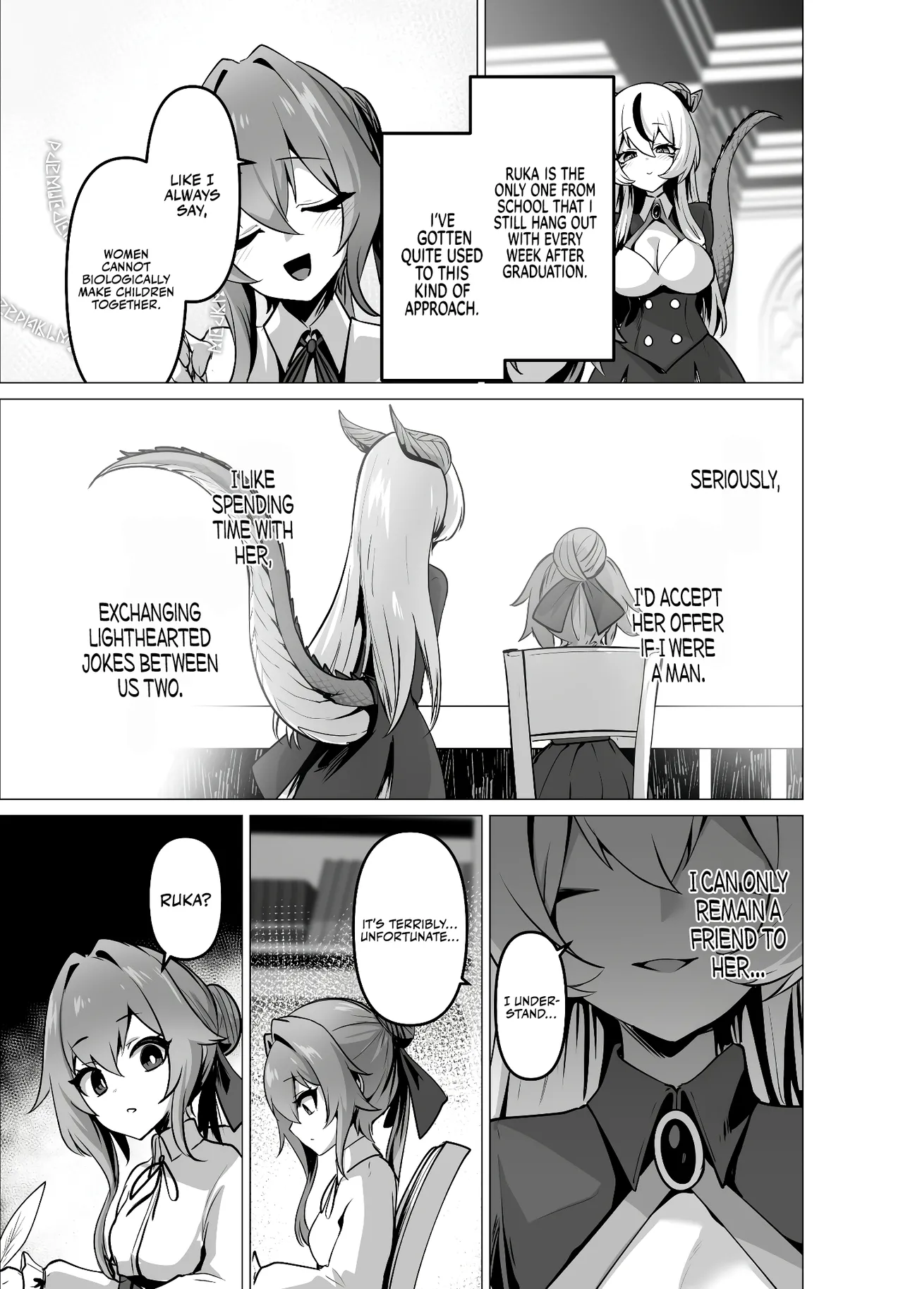 The Daughter of the Strongest Dragon Race Won't Stop Begging for a Baby, So I'll Teach Her a Lesson with My Futanari Cock page 21