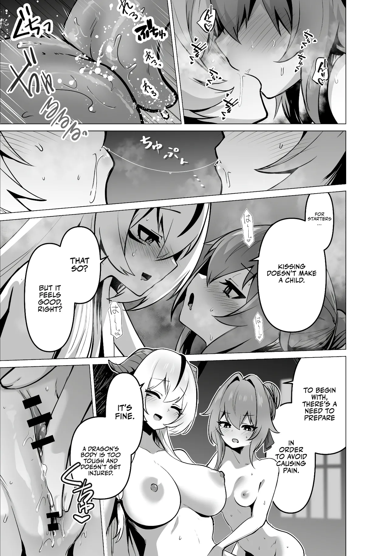 The Daughter of the Strongest Dragon Race Won't Stop Begging for a Baby, So I'll Teach Her a Lesson with My Futanari Cock page 35